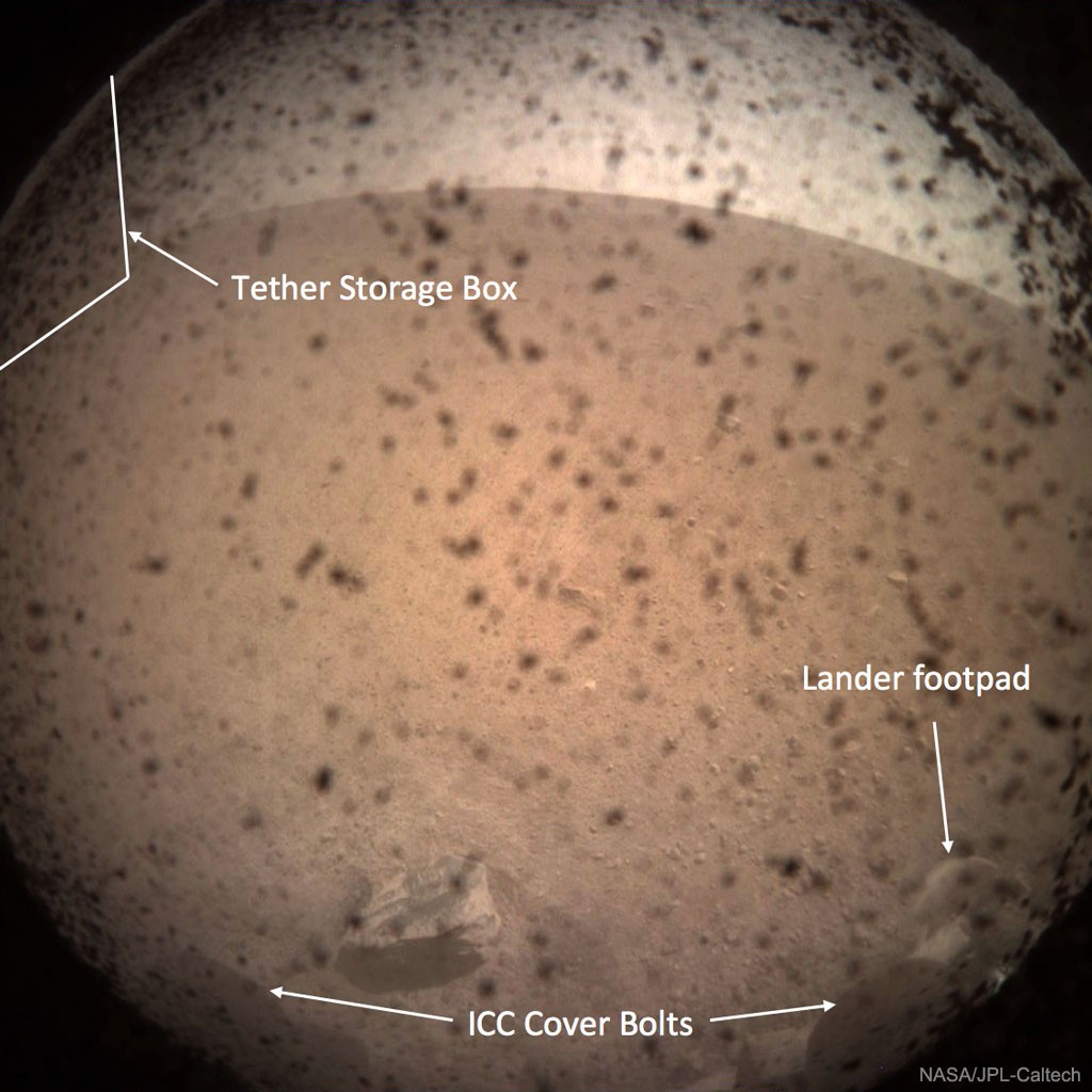 InSight's First Image from Mars — APOD for 2018-11-27