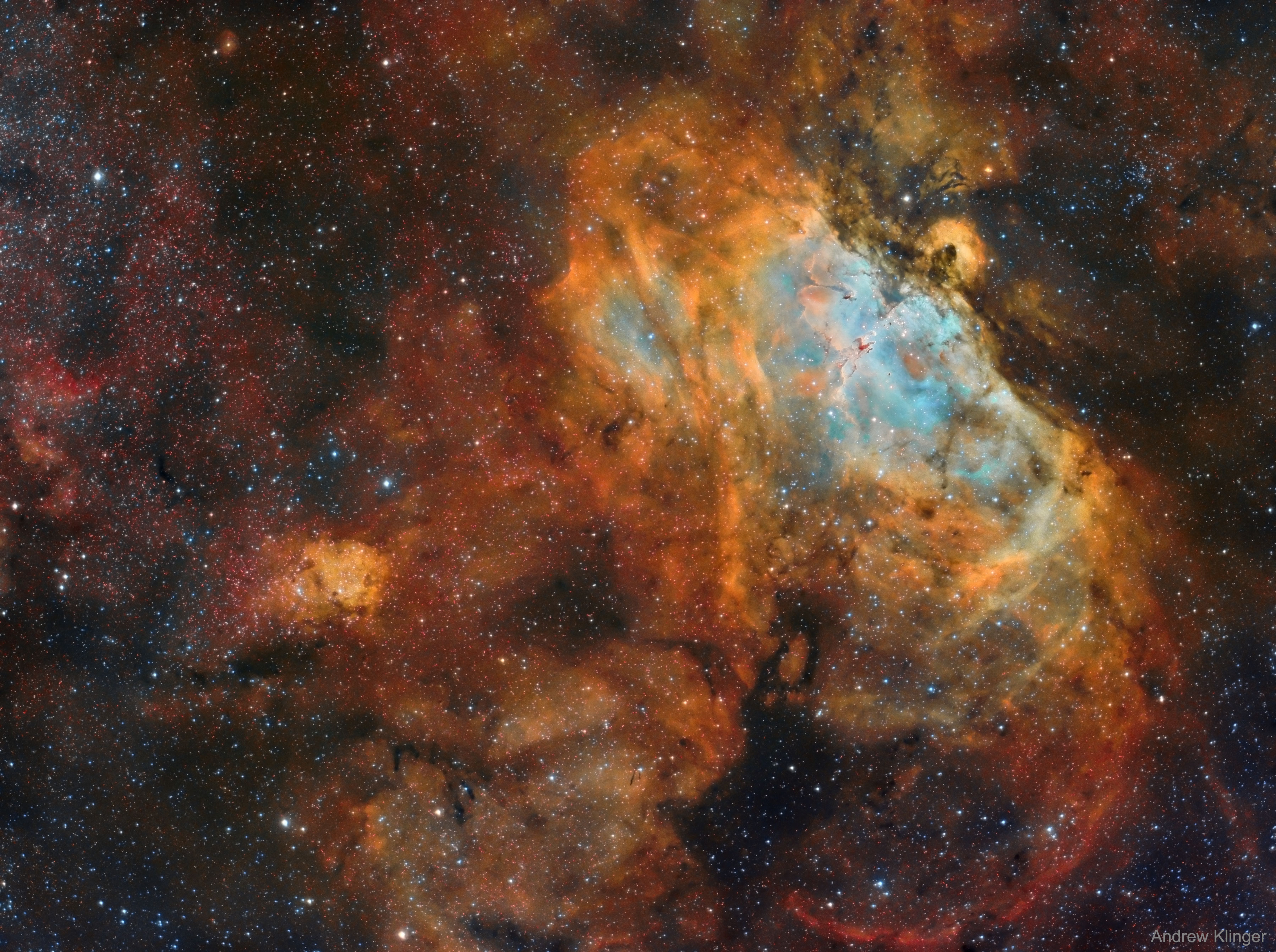 APOD: 2018 October 15 – M16: In and Around the Eagle Nebula