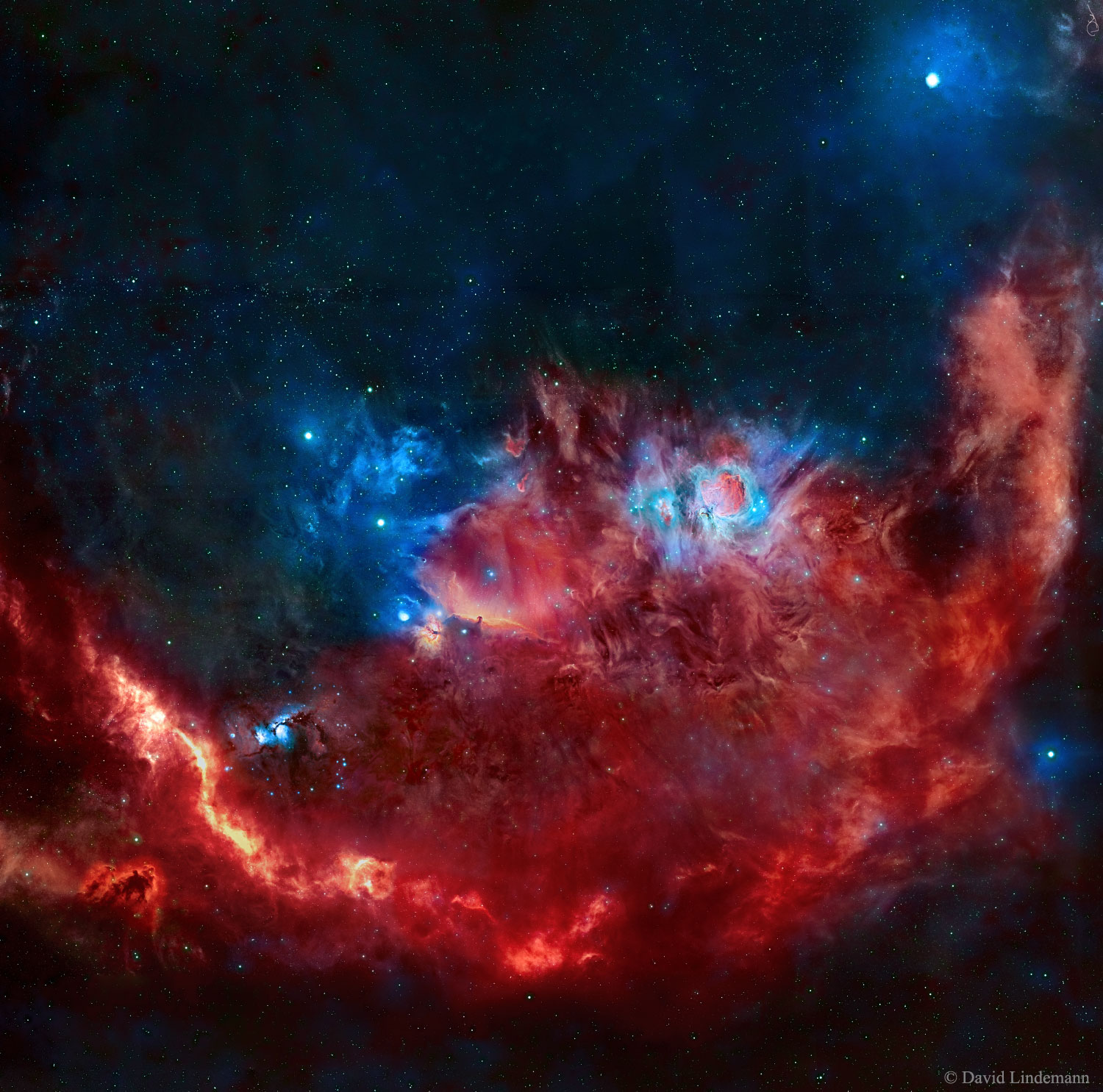 APOD: 2018 October 14 – Orion in Red and Blue