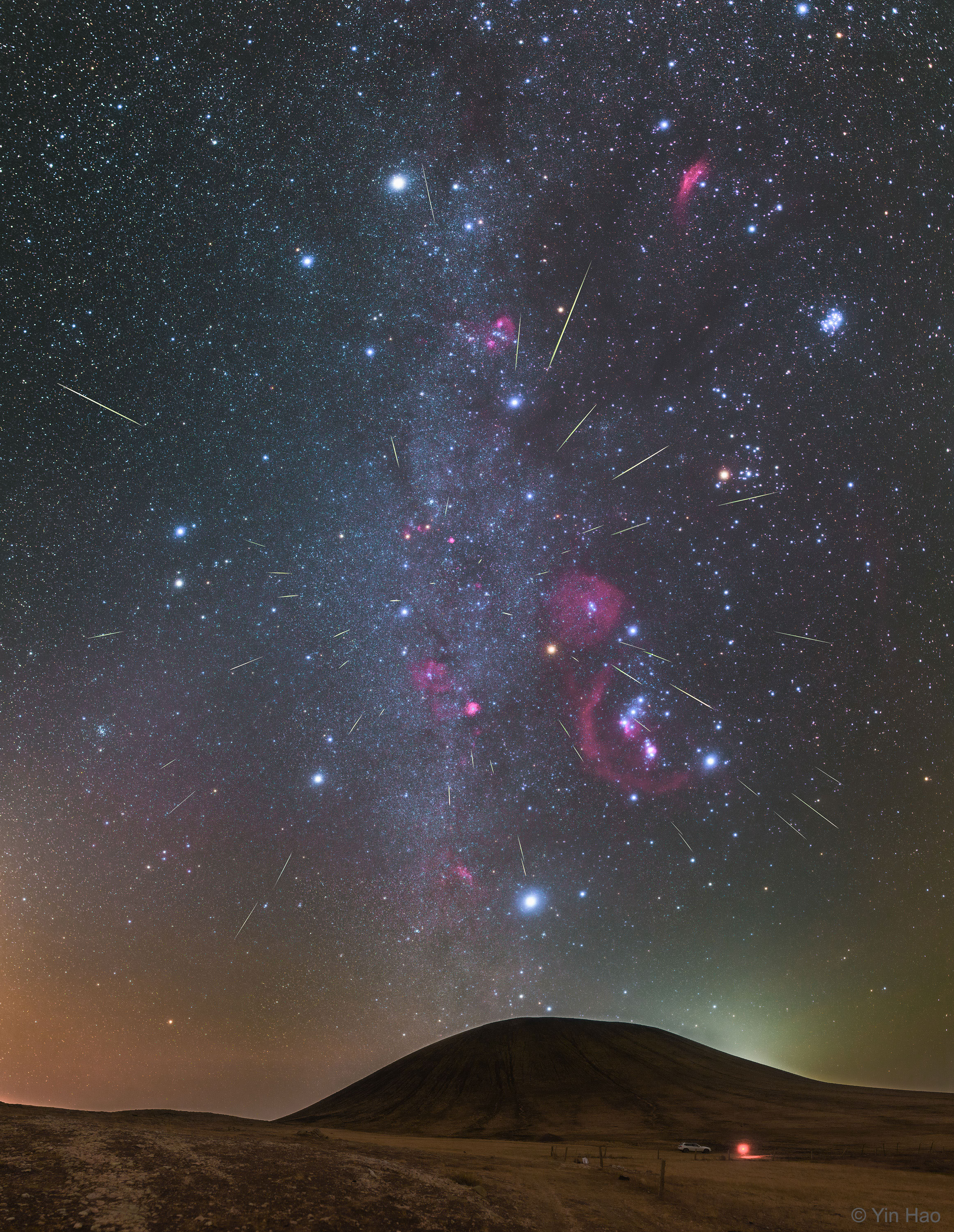 APOD: 2018 October 30 – Orionids Meteors over Inner Mongolia
