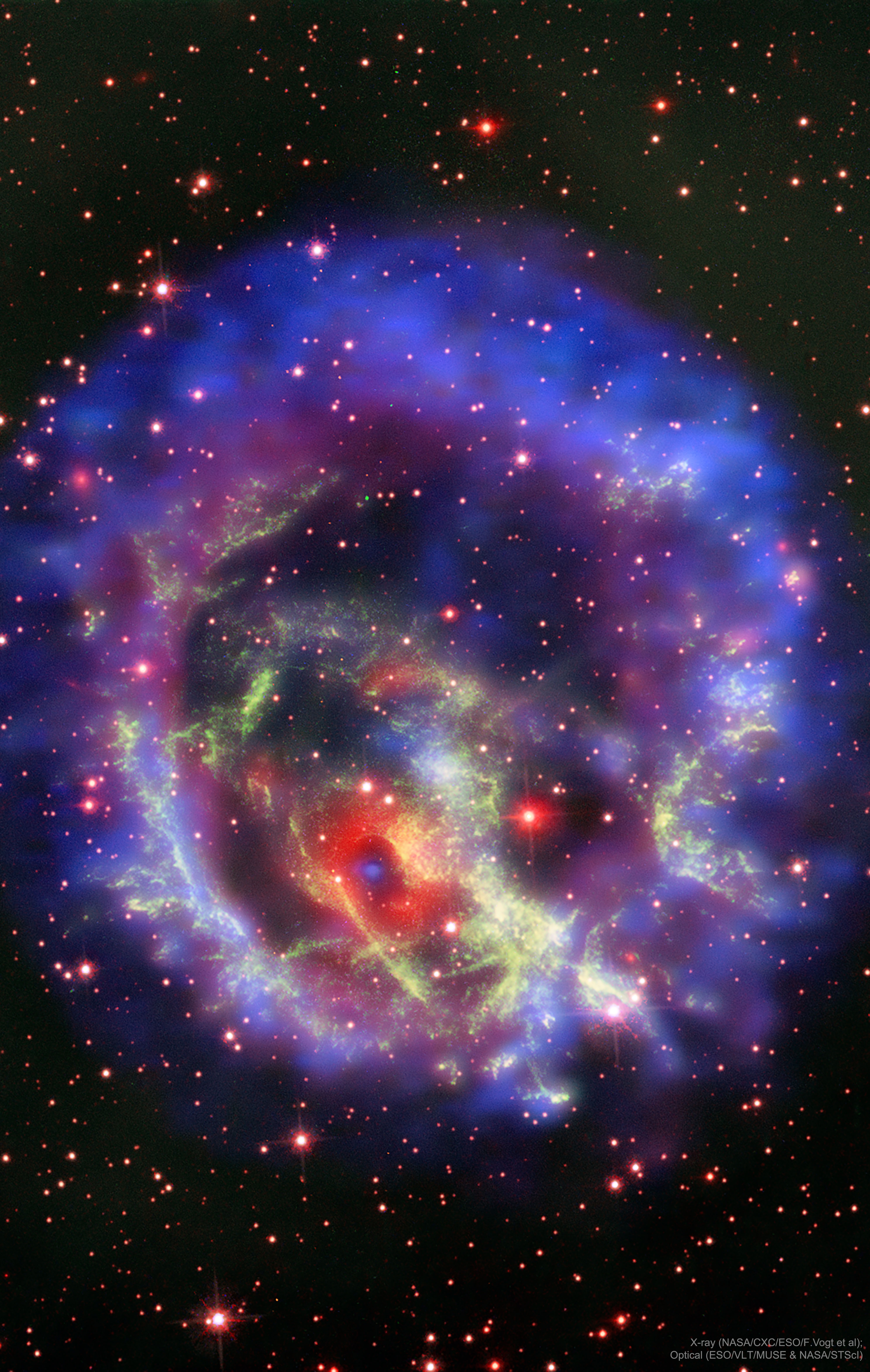 APOD: 2018 September 30 – The Lonely Neutron Star in Supernova E0102 72.3