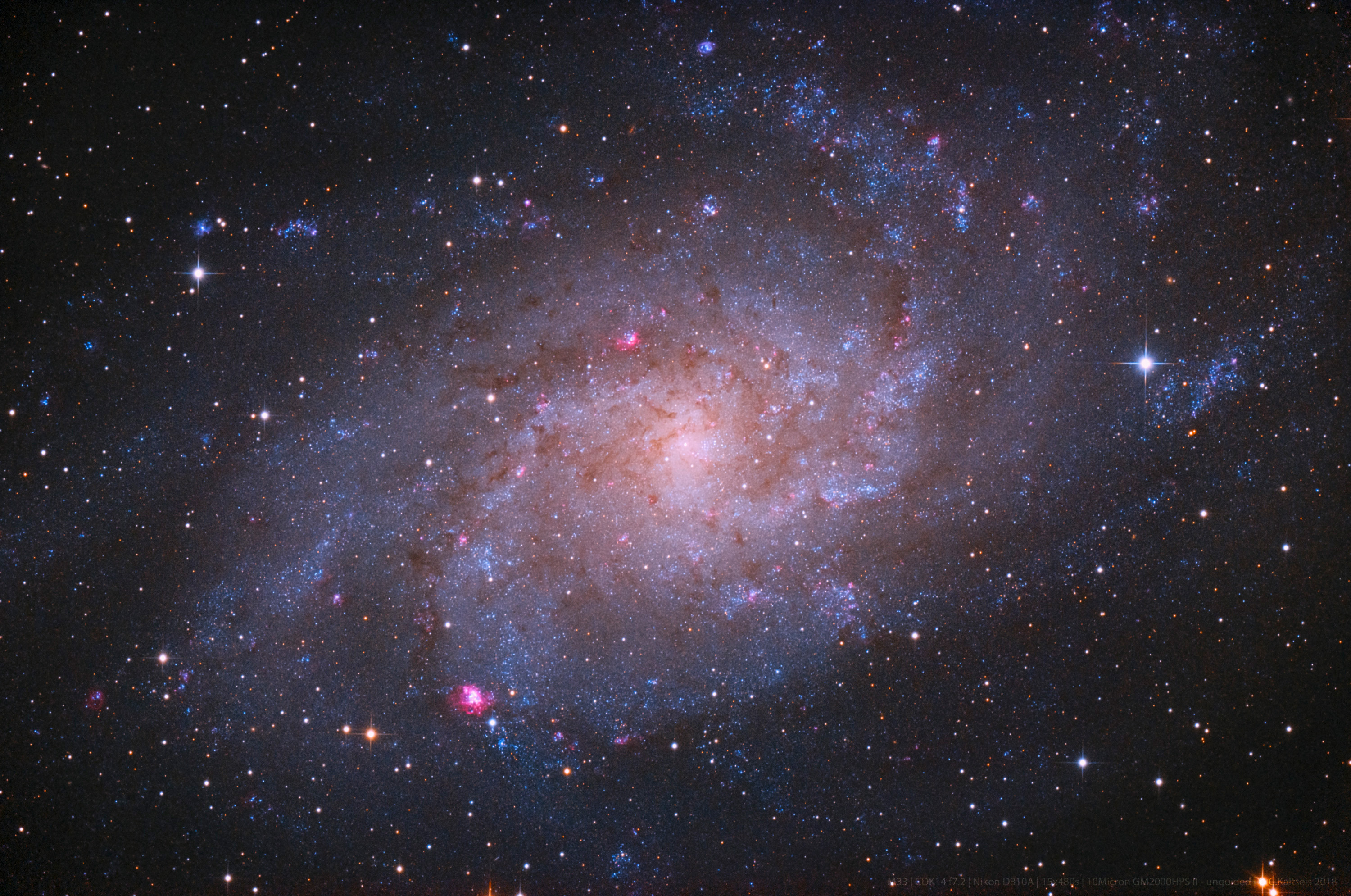 APOD: 2018 September 27 – M33: Triangulum Galaxy