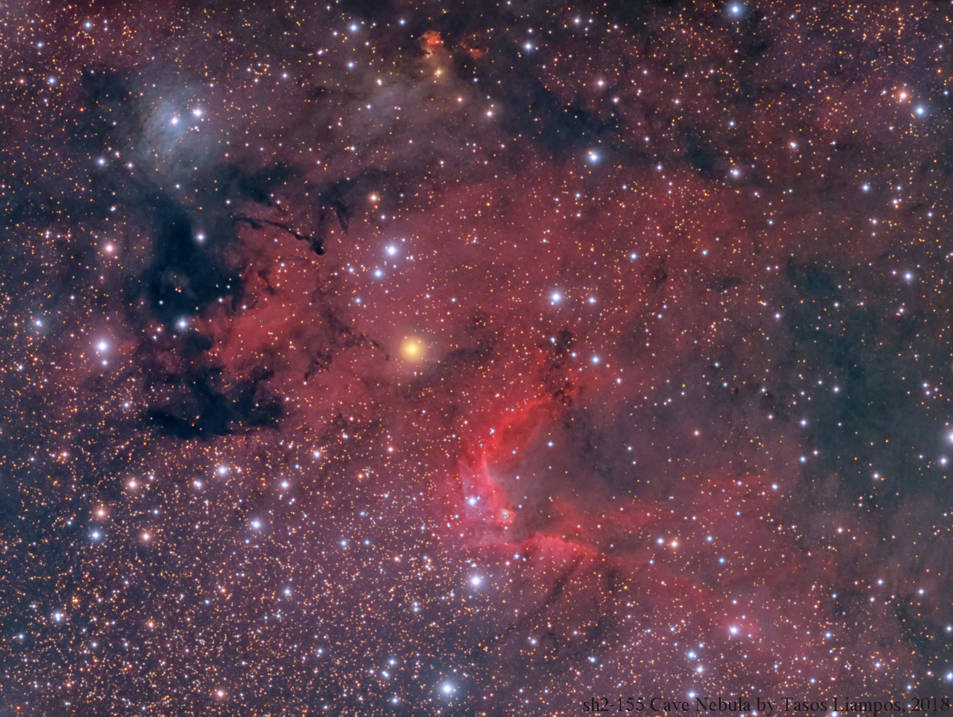 APOD: 2018 September 28 – The Light, the Dark, and the Dusty