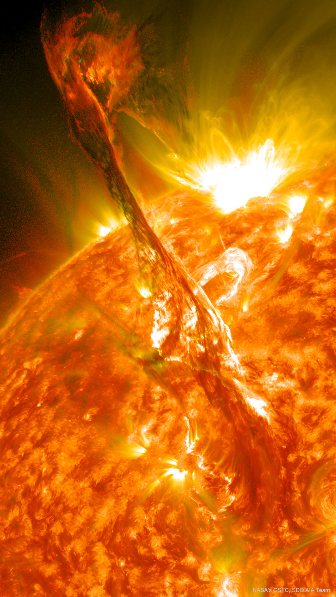 APOD: 2018 September 16 – A Solar Filament Erupts