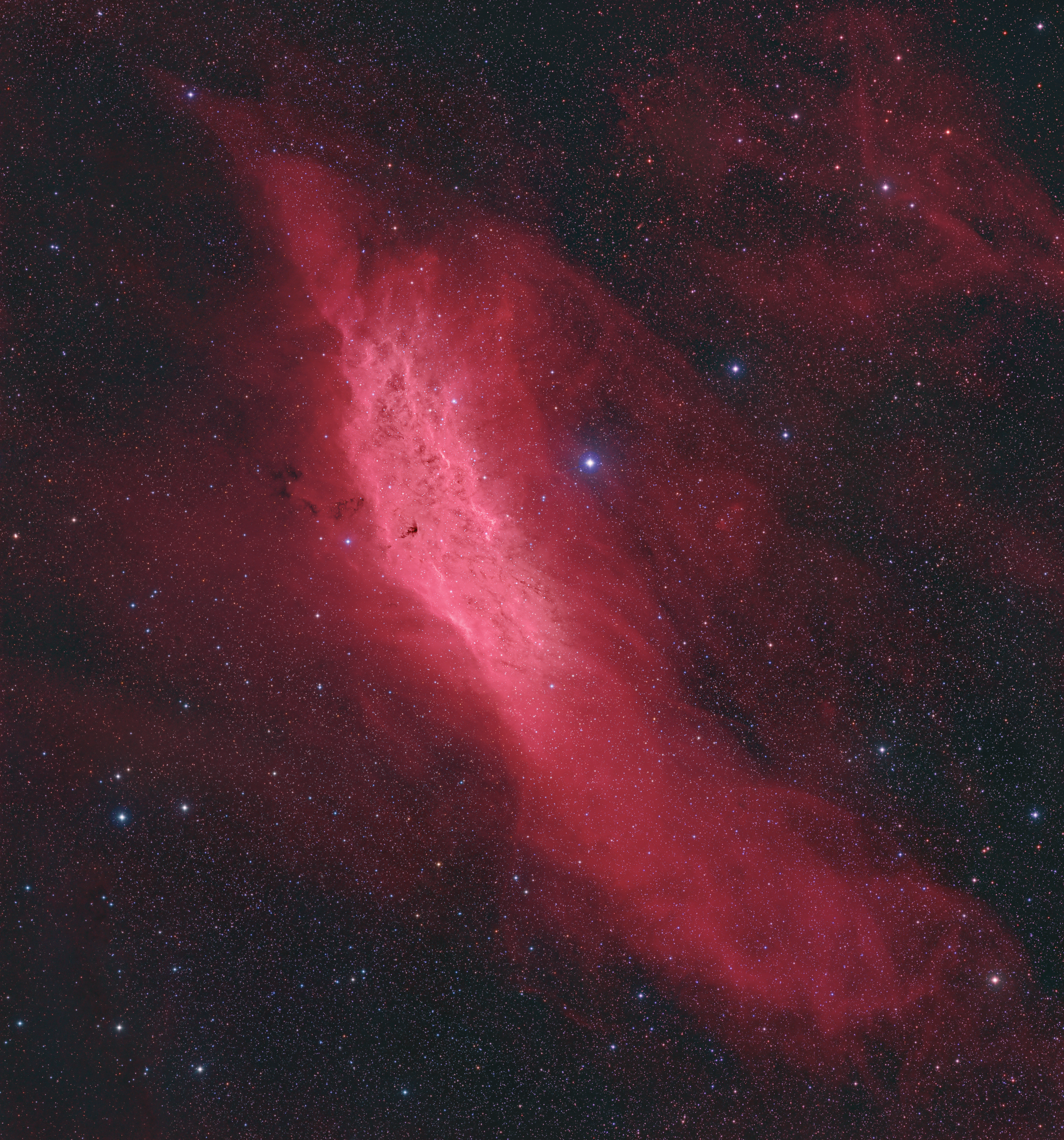 APOD: 2019 August 23 – NGC 1499: The California Nebula