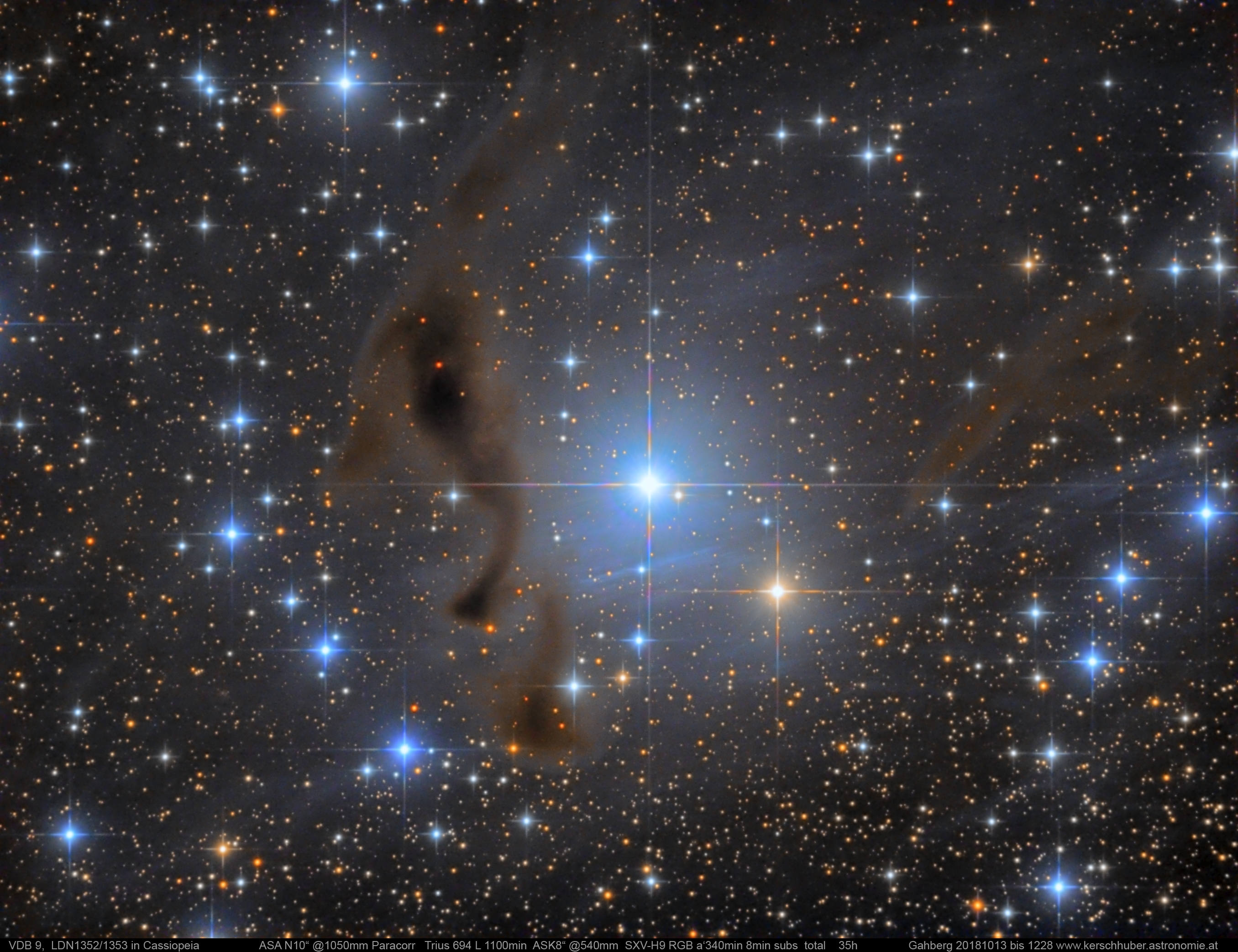APOD: 2019 February 21 – Reflections on vdB 9