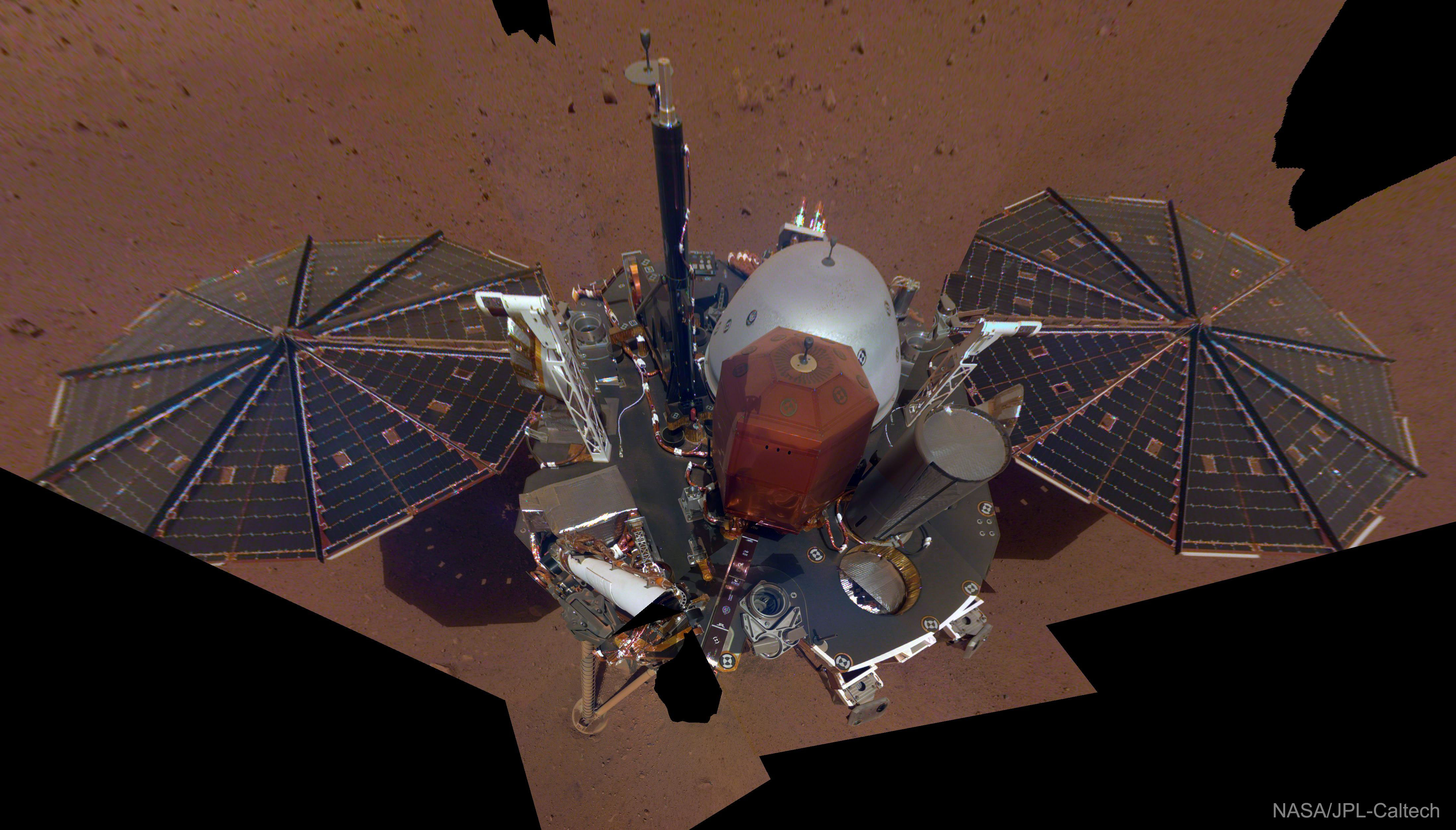 APOD: 2019 January 21 – InSight Lander Takes Selfie on Mars