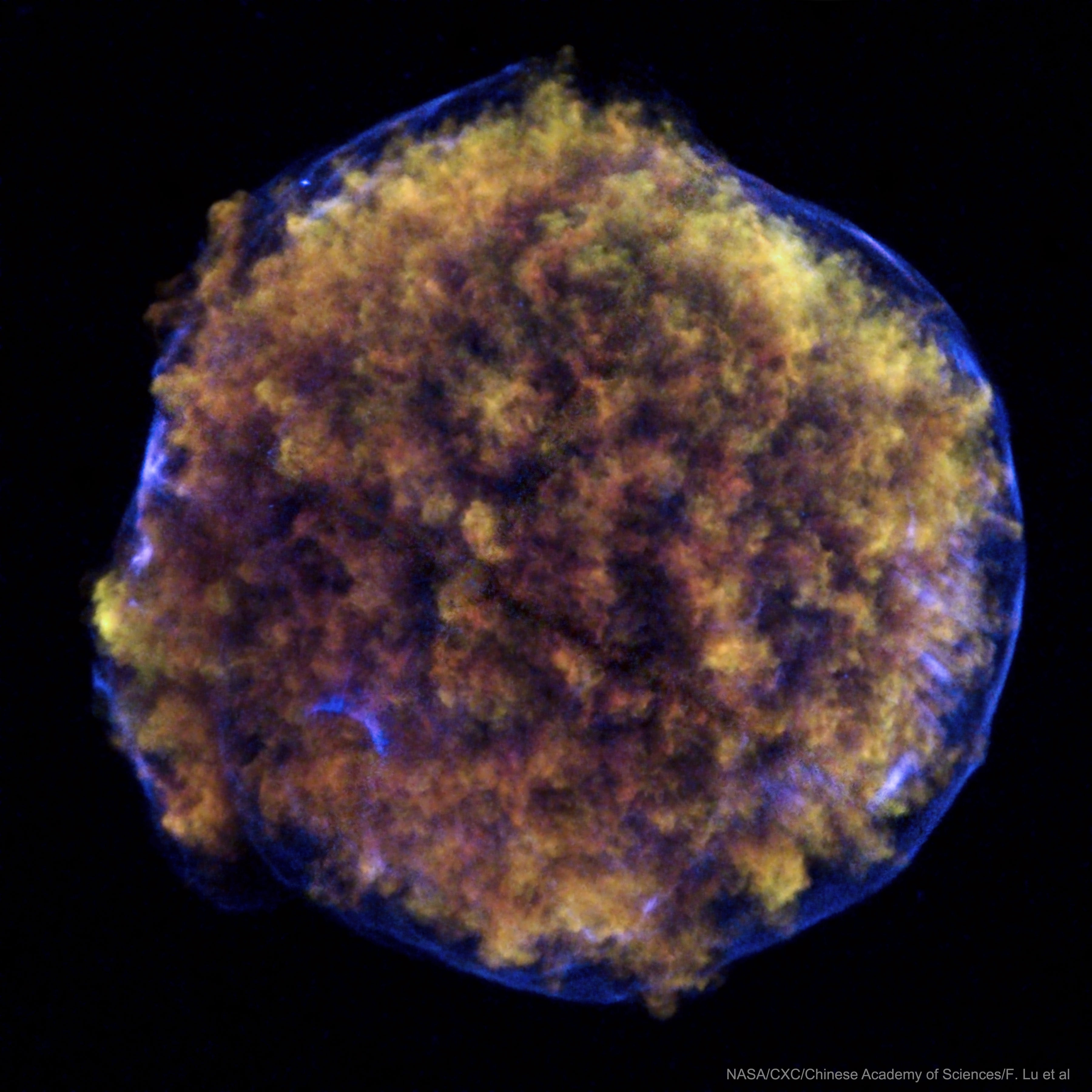 APOD: 2019 January 13 – Tycho Supernova Remnant in X-ray