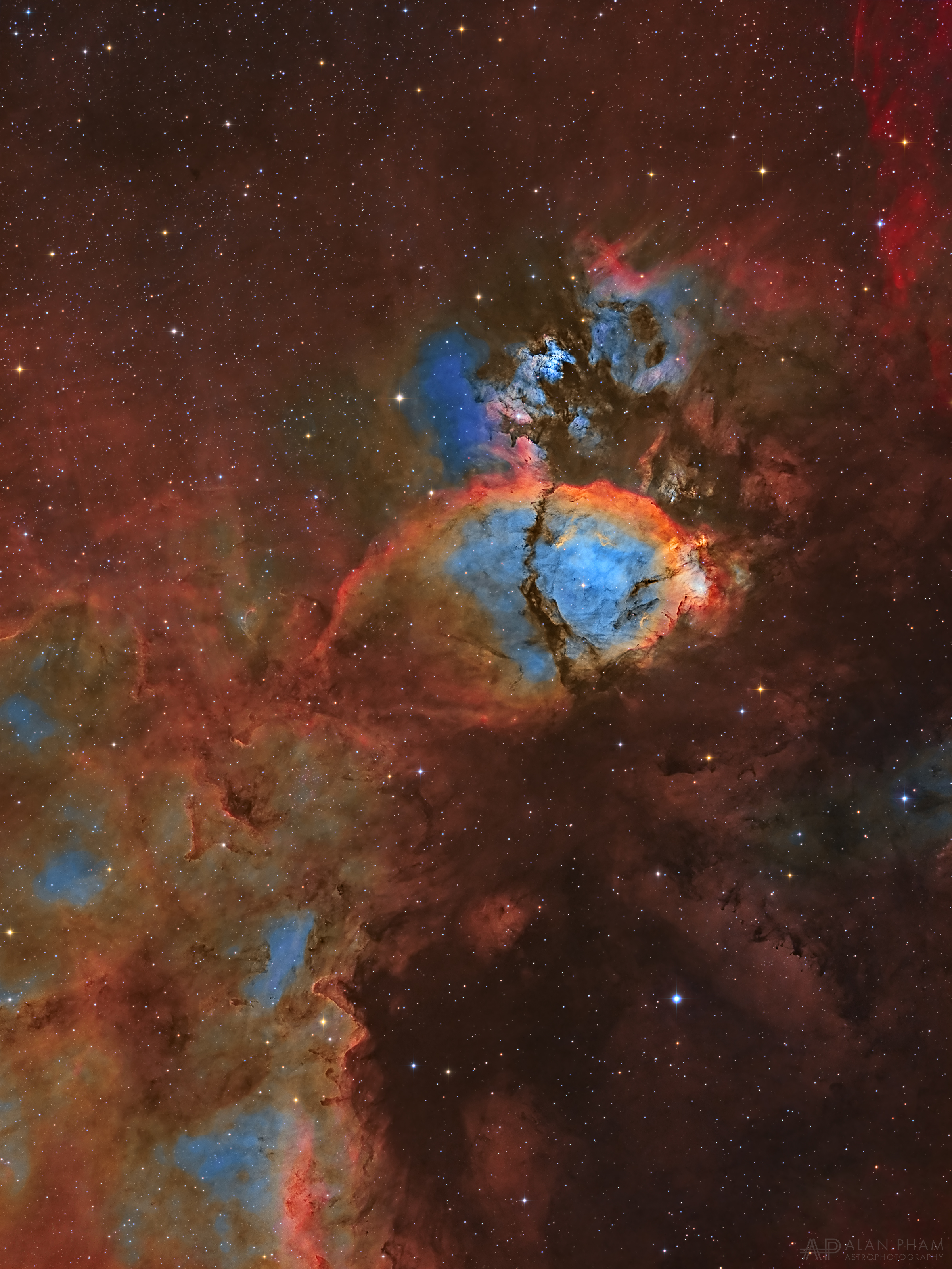APOD: 2019 July 31 – IC 1795: The Fishhead Nebula