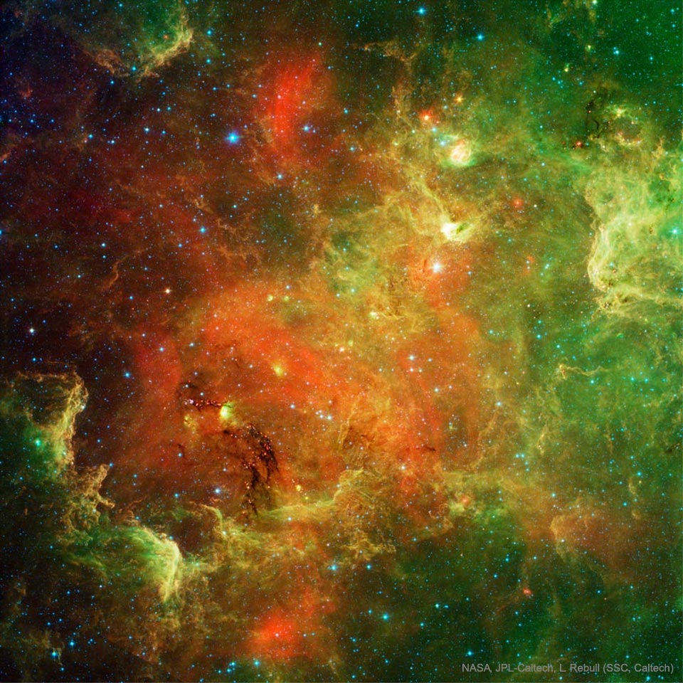APOD: 2019 July 28 – The North America Nebula in Infrared