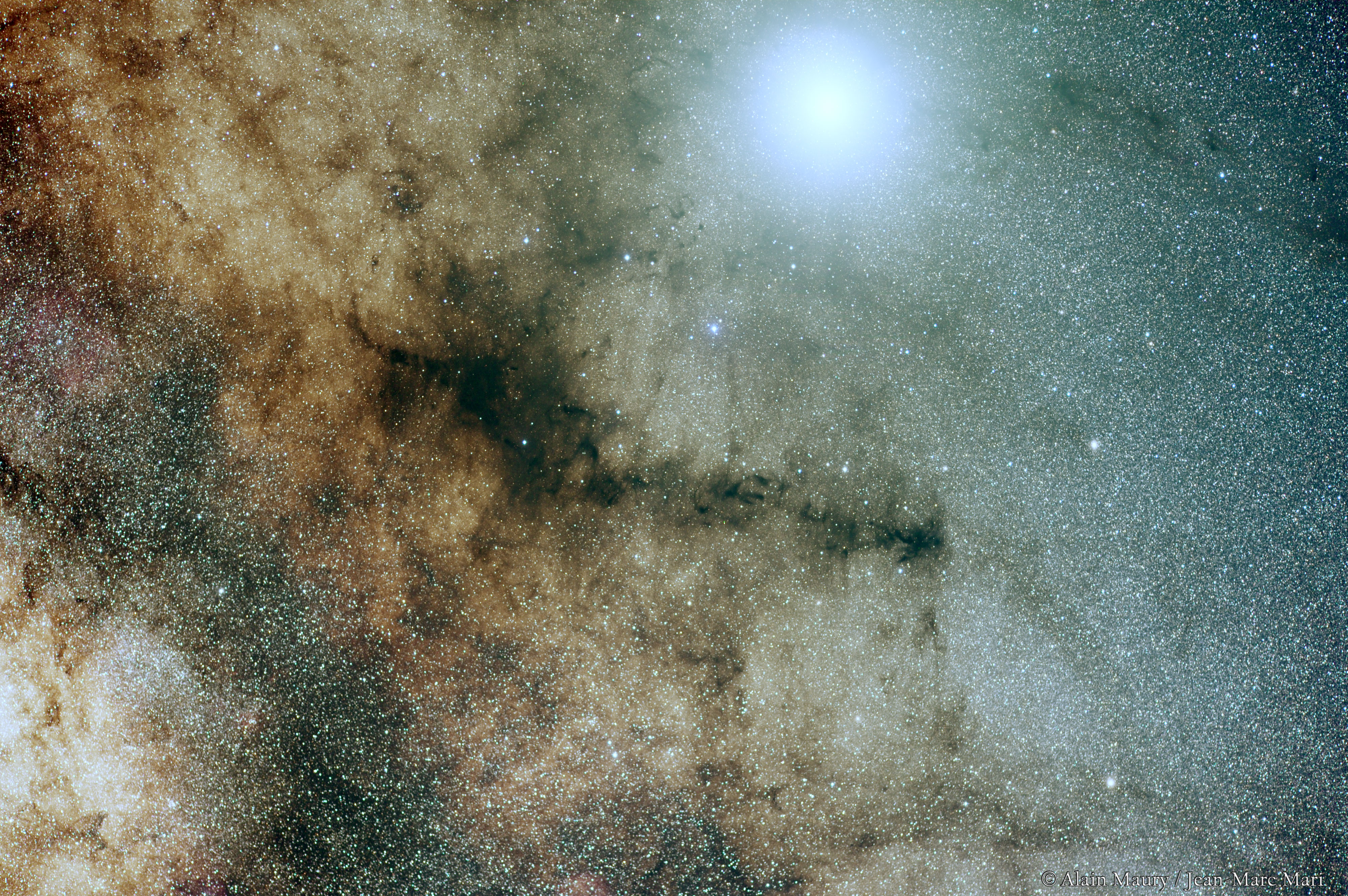 APOD: 2019 June 7 – The Planet and the Pipe