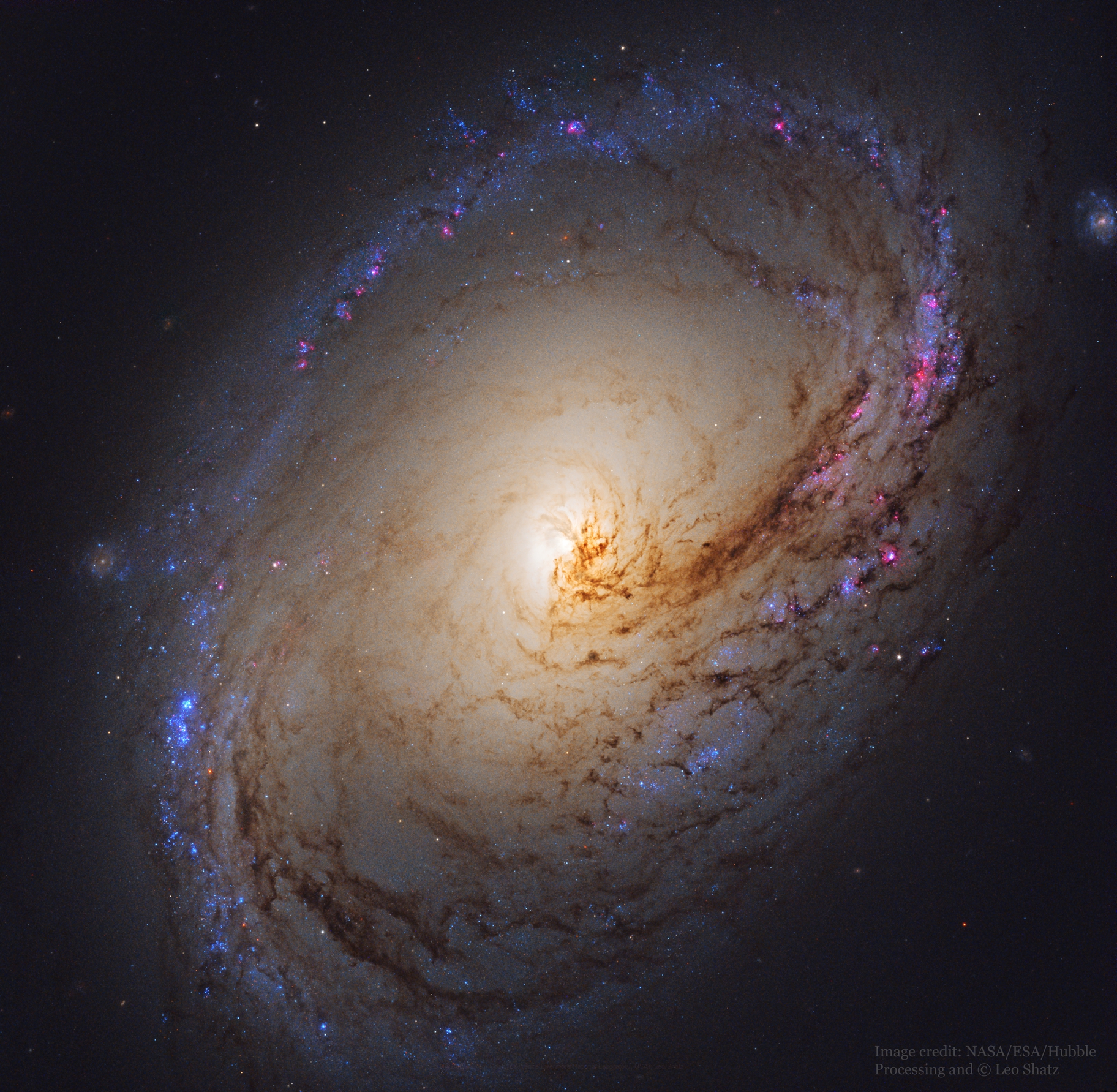 APOD: 2019 June 12 – Spiral Galaxy M96 from Hubble