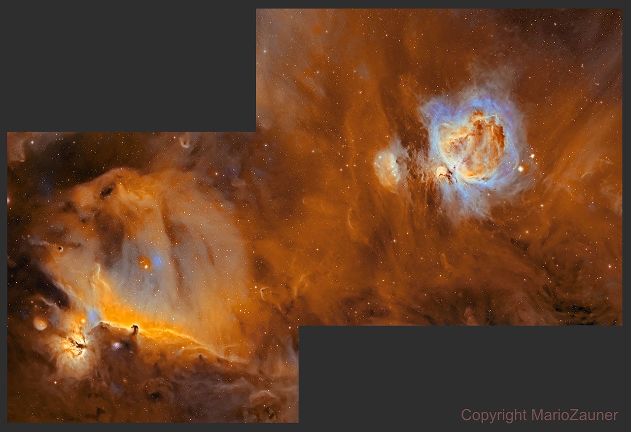 Horsehead and Orion Nebulas — APOD for 2019-03-18