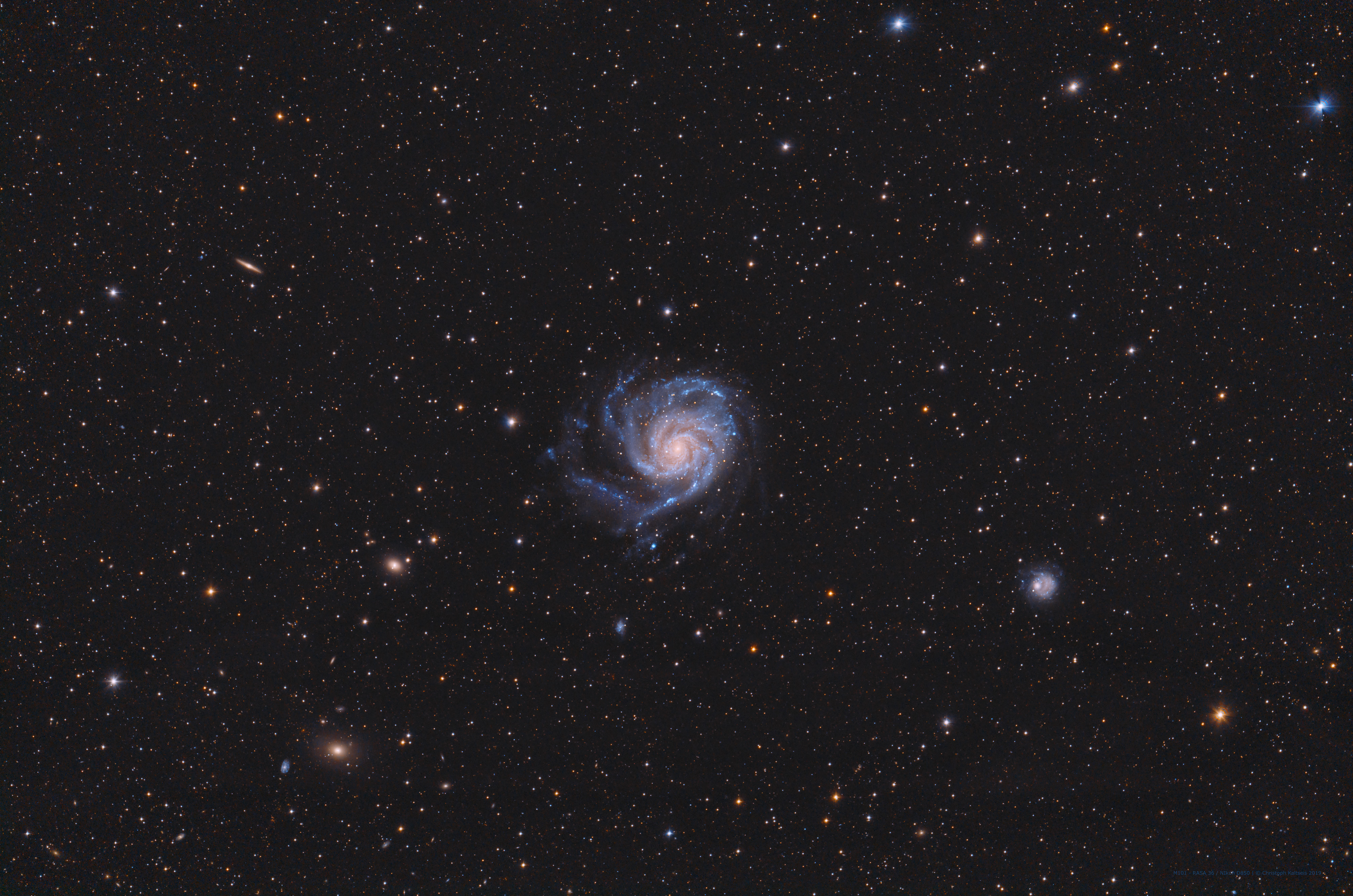 APOD: 2019 March 15 – A View Toward M101