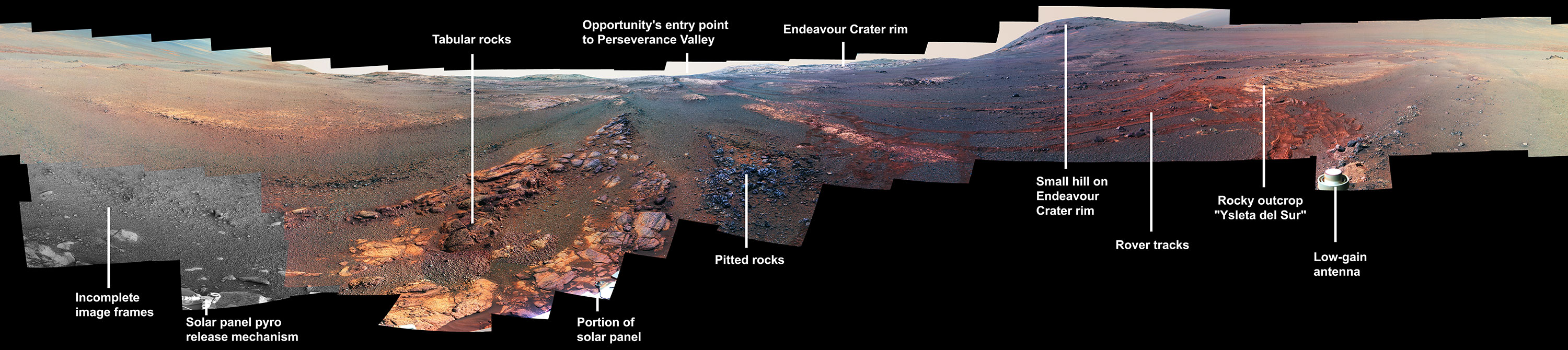 APOD: 2019 March 14 – Perseverance Valley Panorama
