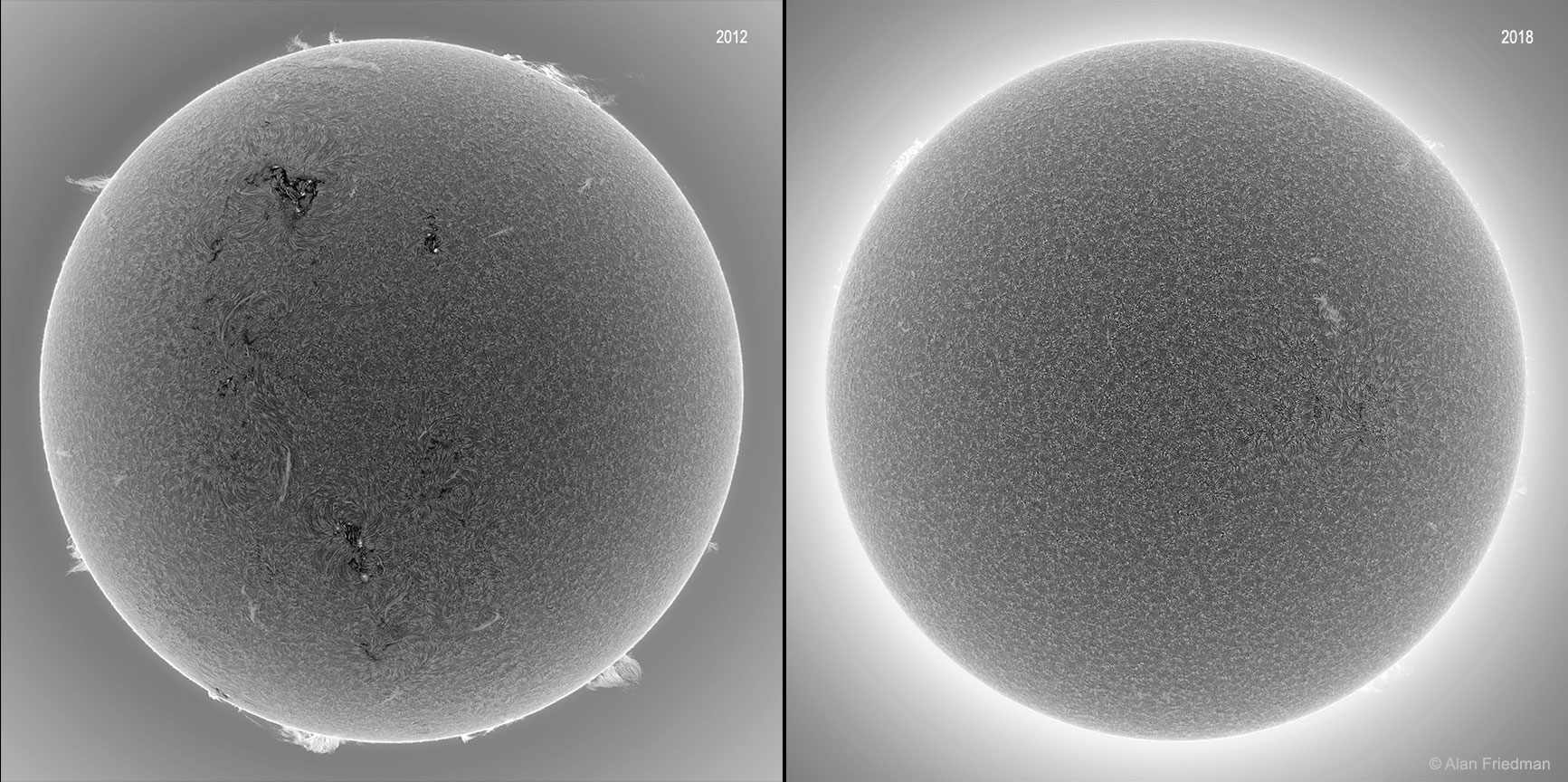 APOD: 2019 March 6 – A February without Sunpots