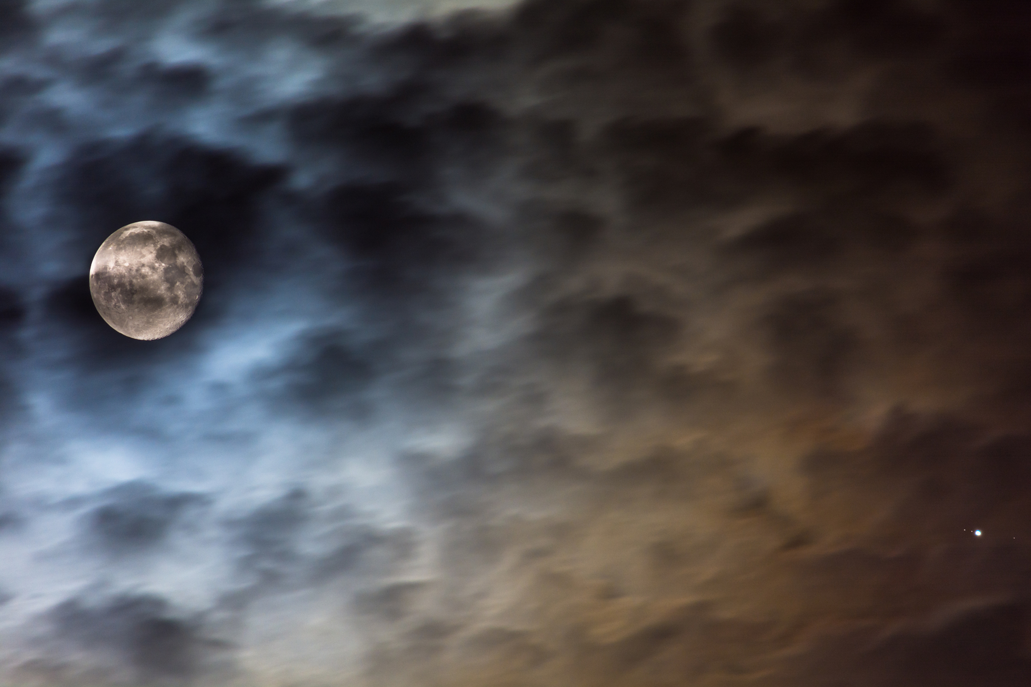 APOD: 2019 May 23 – Moons Near Jupiter