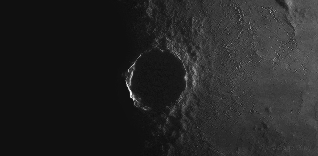 APOD: 2019 May 30 – Sunrise at Copernicus Crater