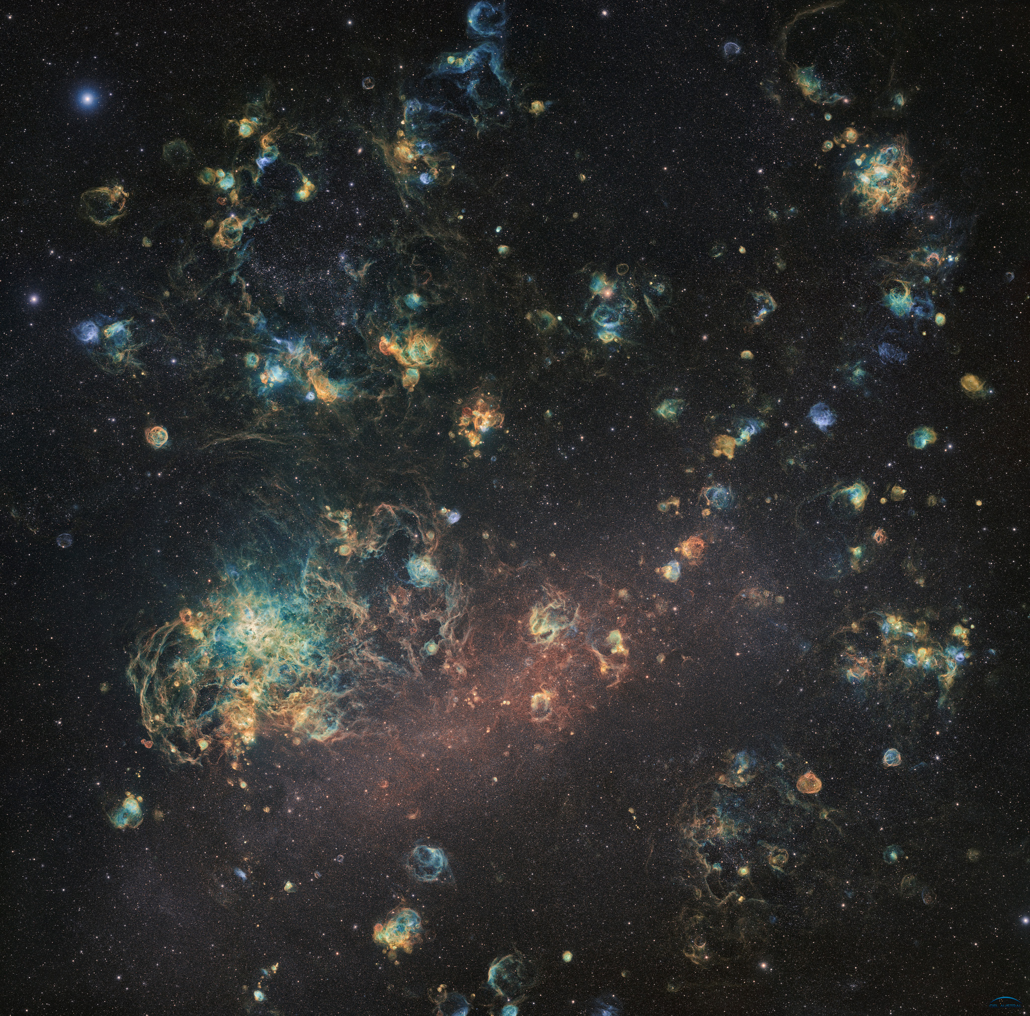 APOD: 2019 May 3 – Clouds of the Large Magellanic Cloud