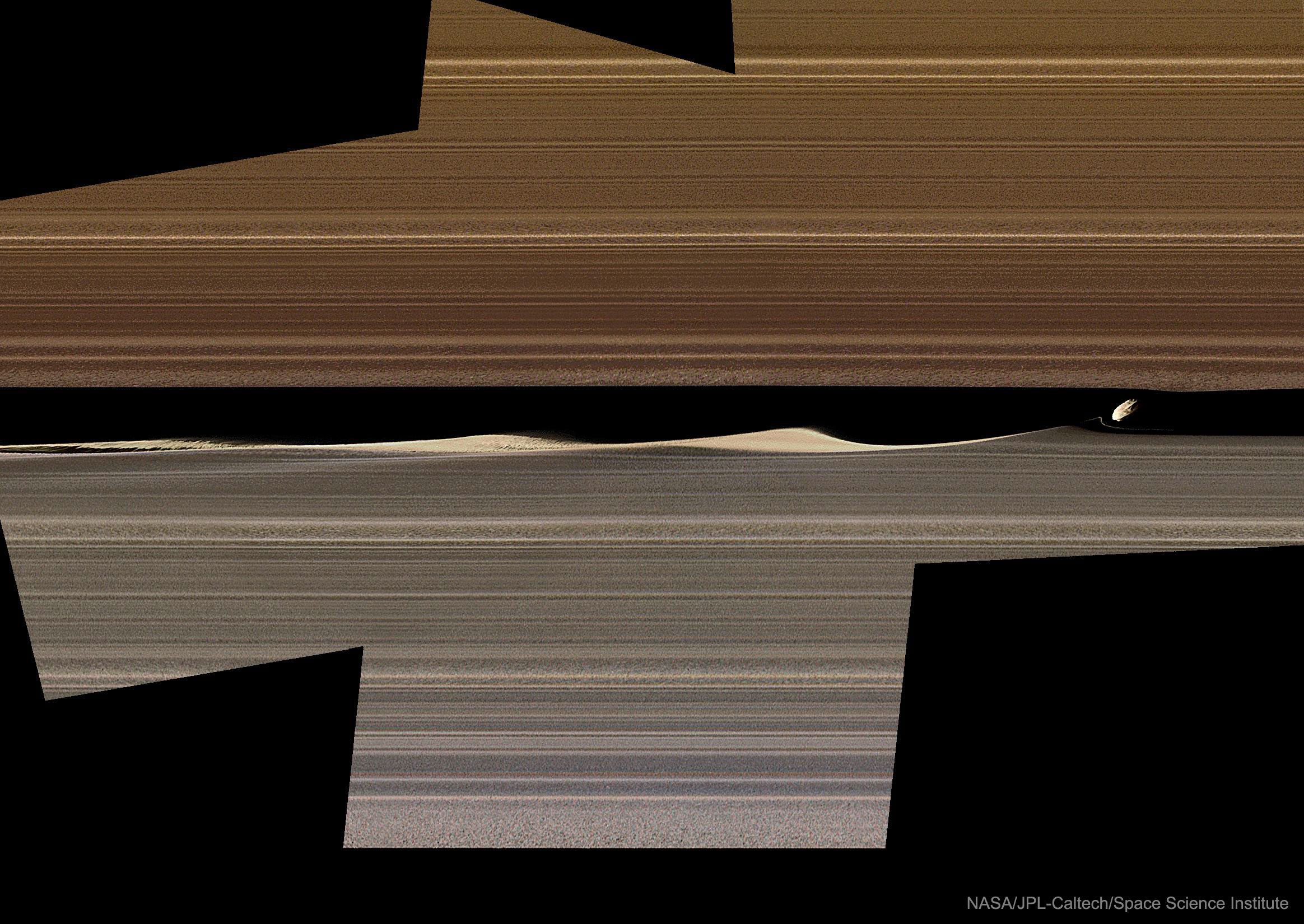APOD: 2019 November 3 – Daphnis and the Rings of Saturn