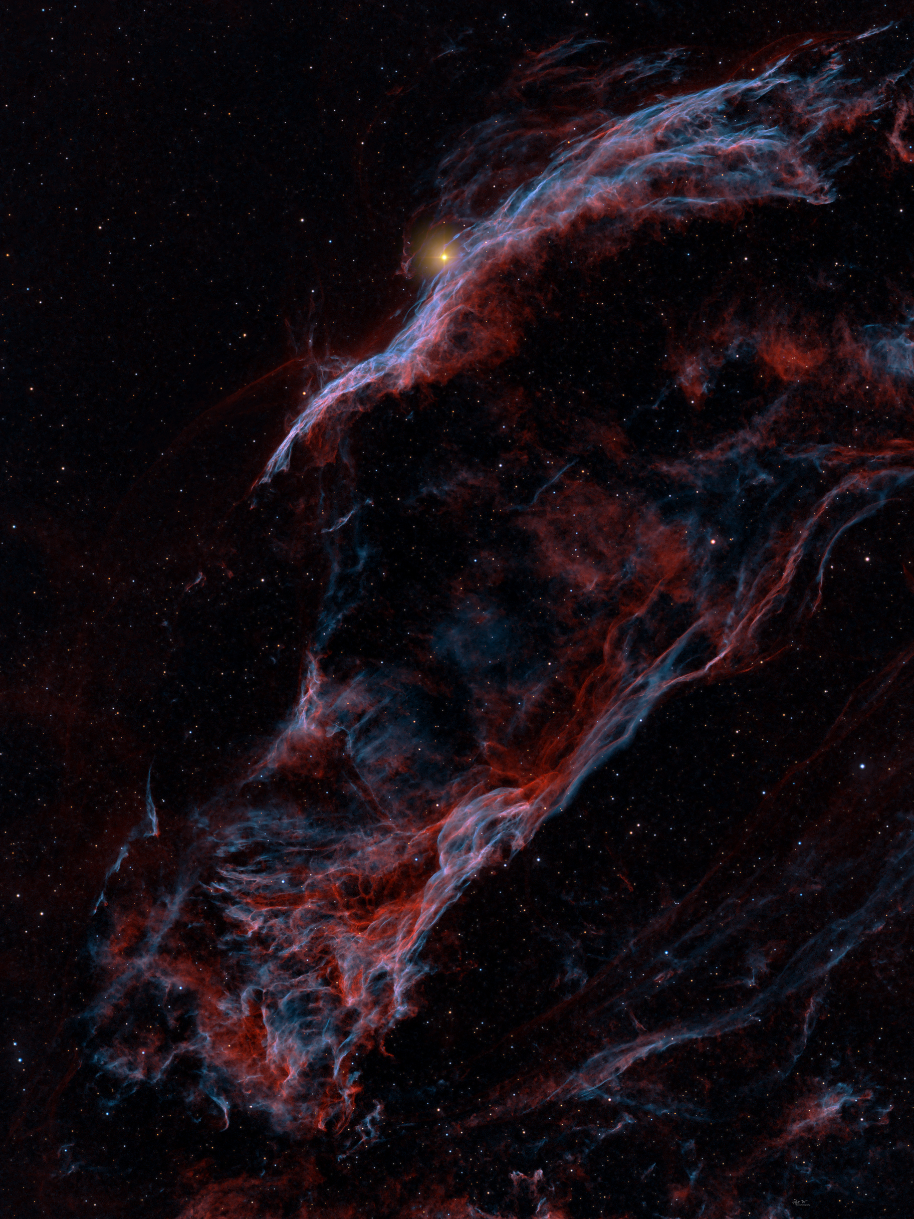 APOD: 2019 September 19 – Along the Western Veil