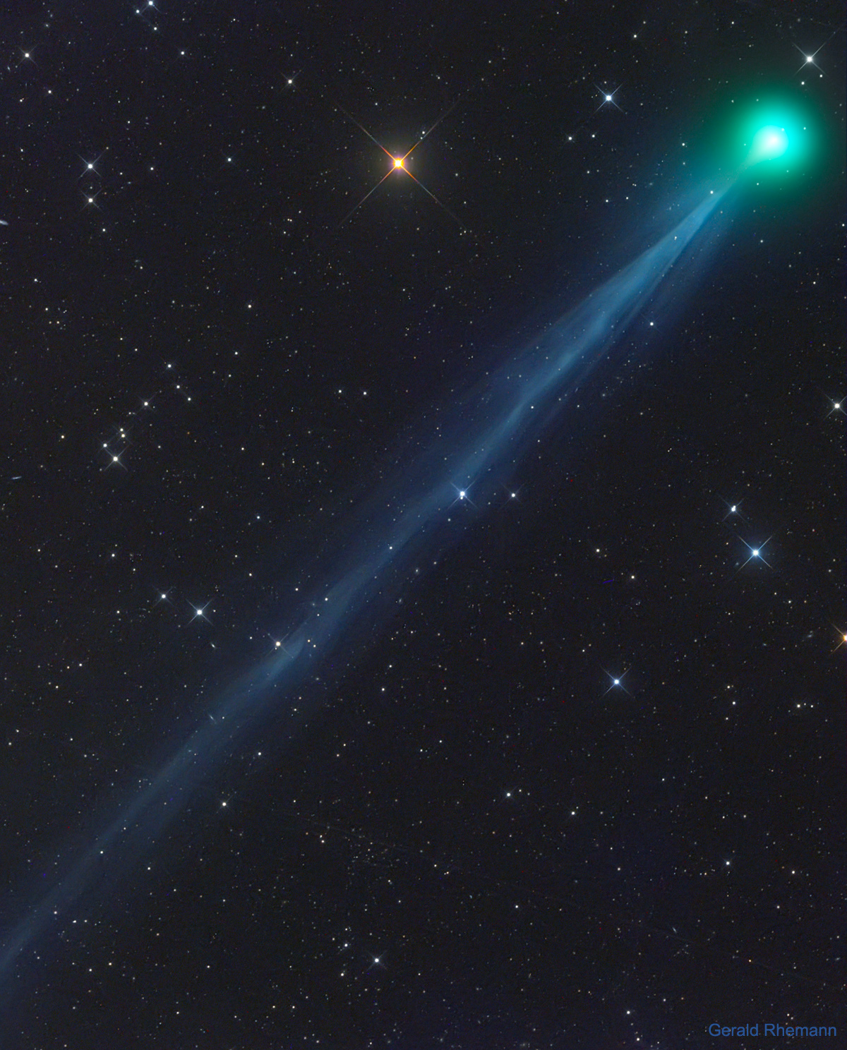 APOD: 2020 April 29 – The Ion Tail of New Comet SWAN