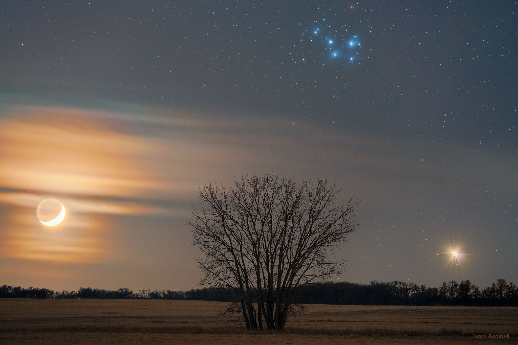 APOD: 2020 April 15 – A Cosmic Triangle