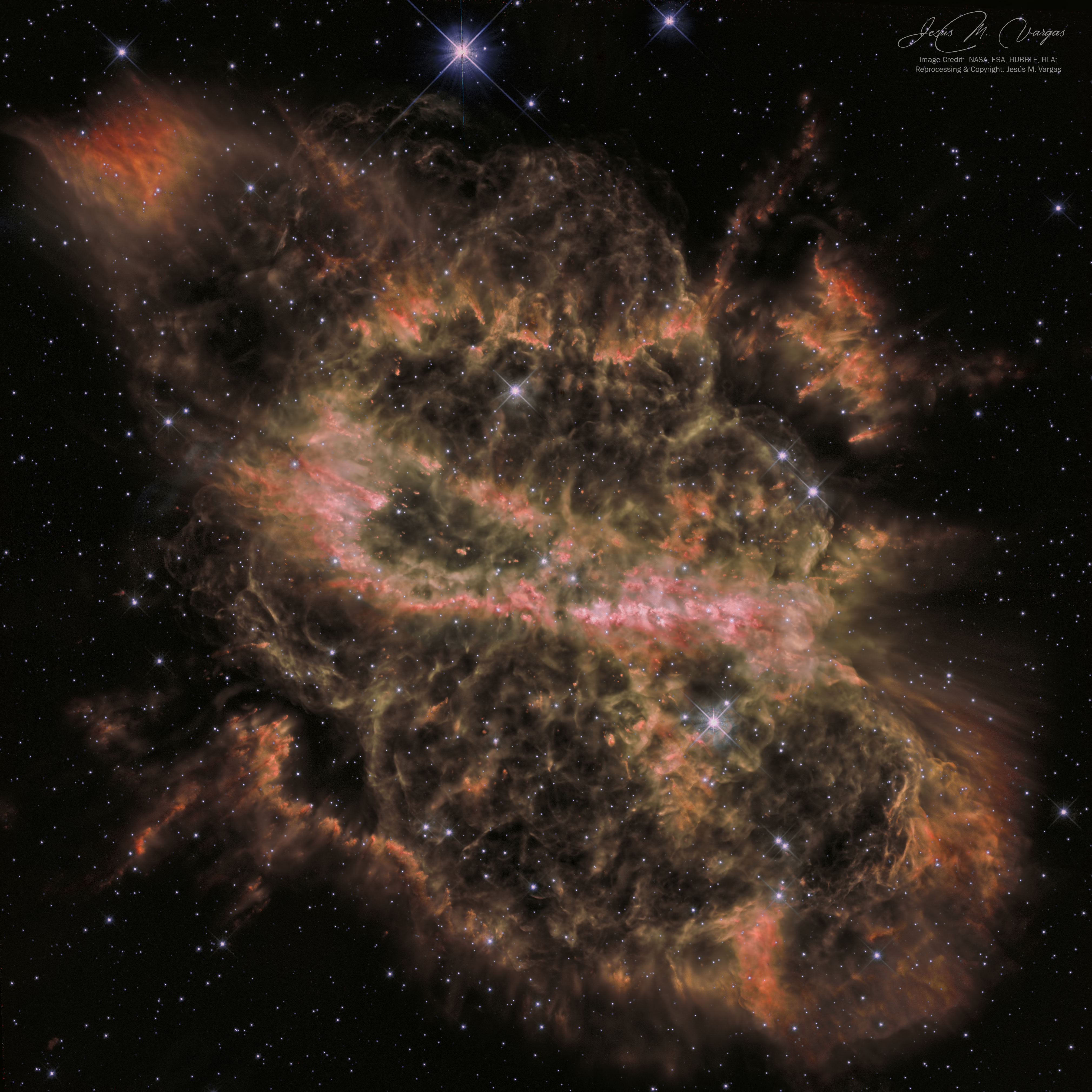 APOD: 2020 August 14 – NGC 5189: An Unusually Complex Planetary Nebula