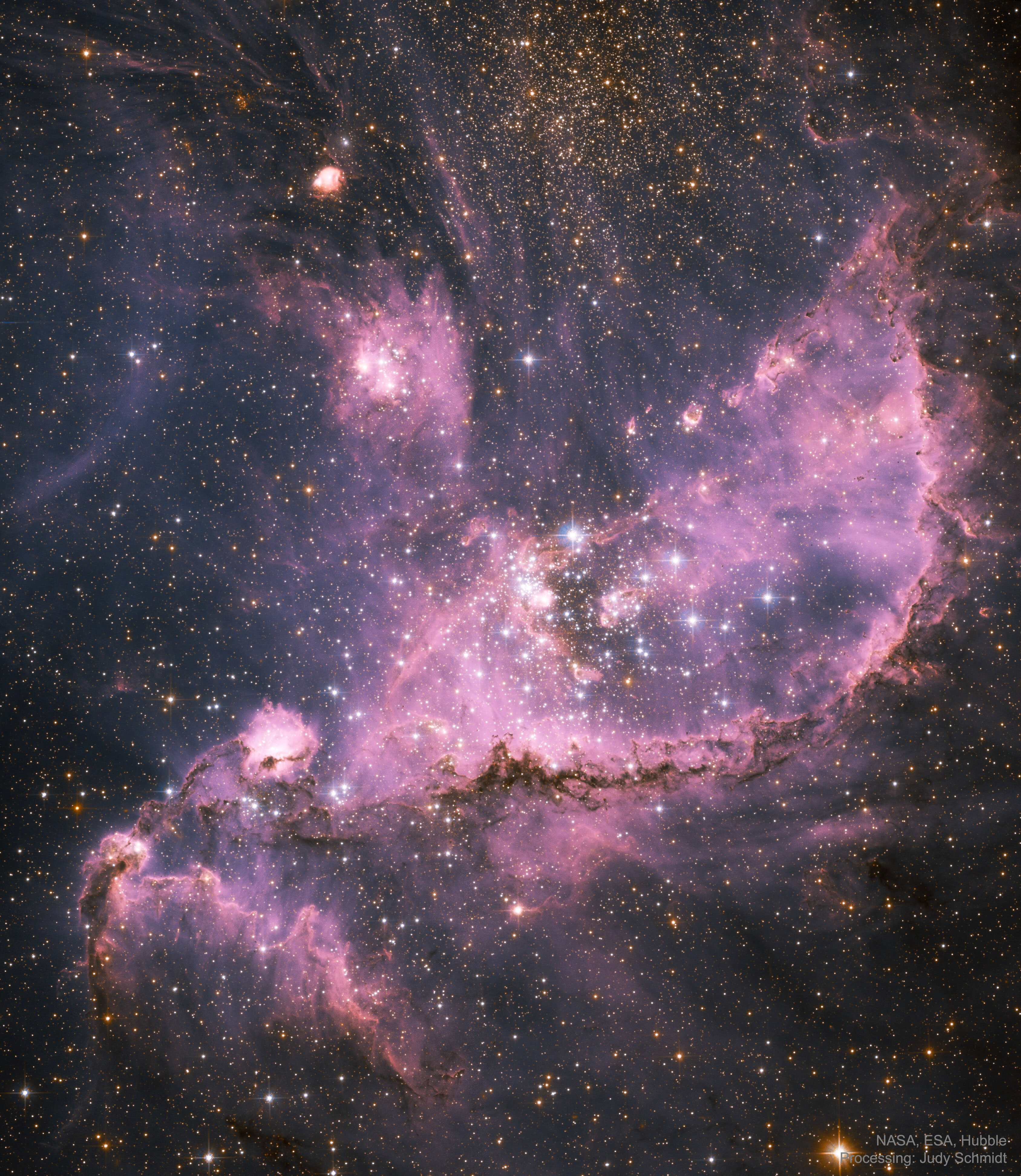 APOD: 2020 December 1 – NGC 346: Star Forming Cluster in the SMC