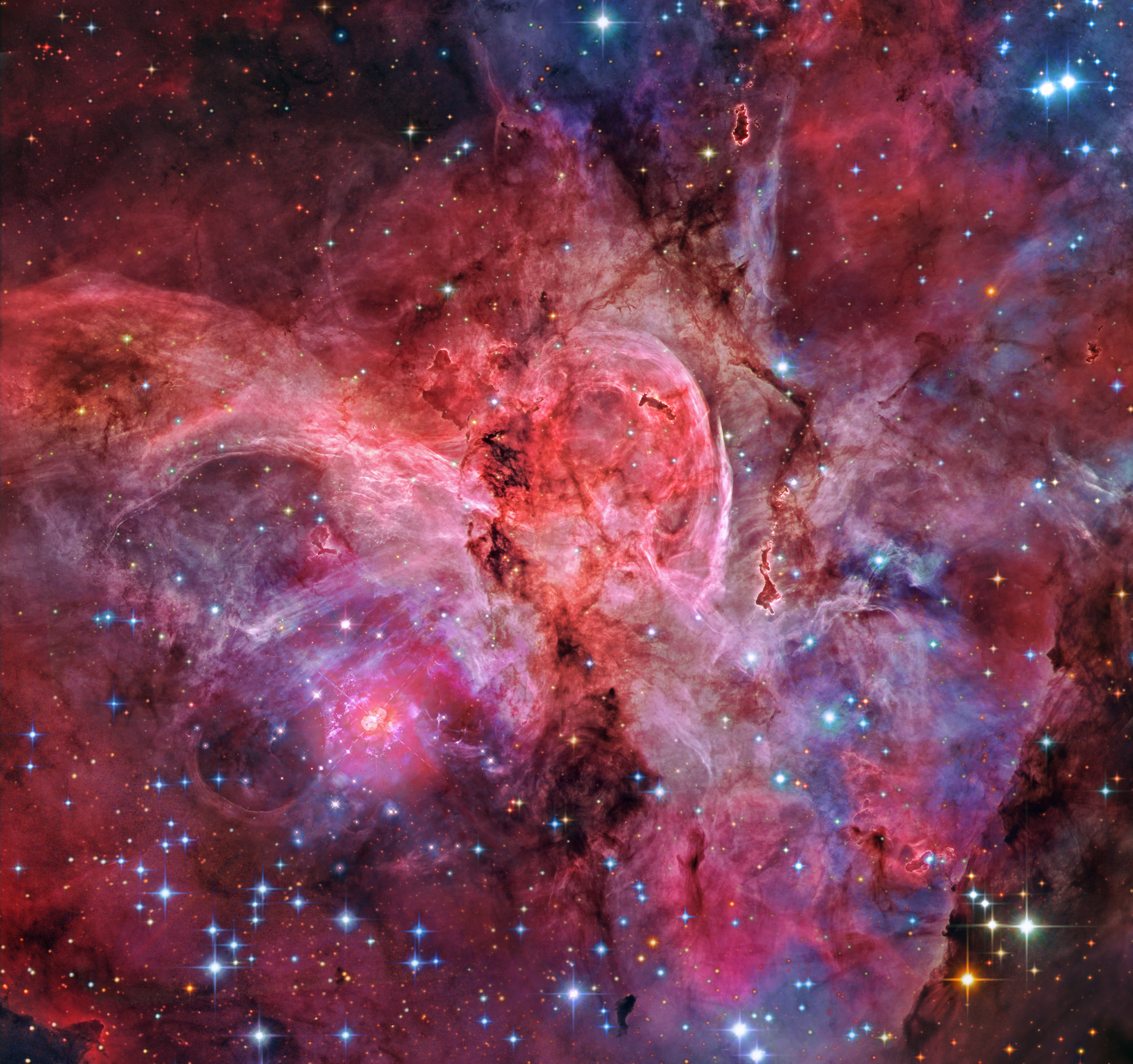 APOD: 2020 February 15 – Carina Nebula Close Up