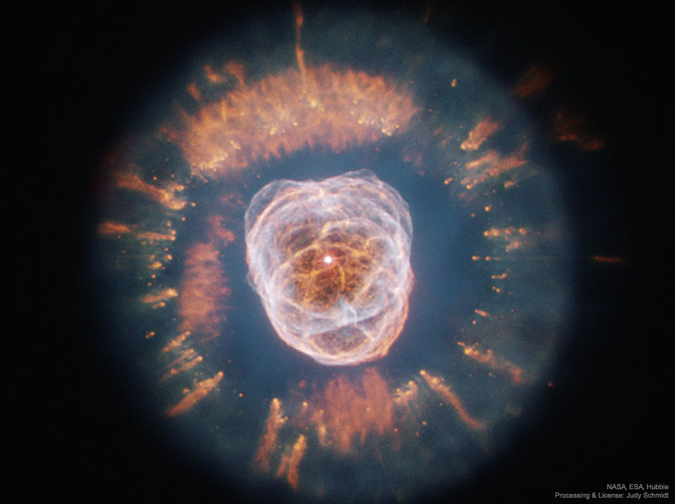 APOD: 2020 February 16 – NGC 2392: Double Shelled Planetary Nebula
