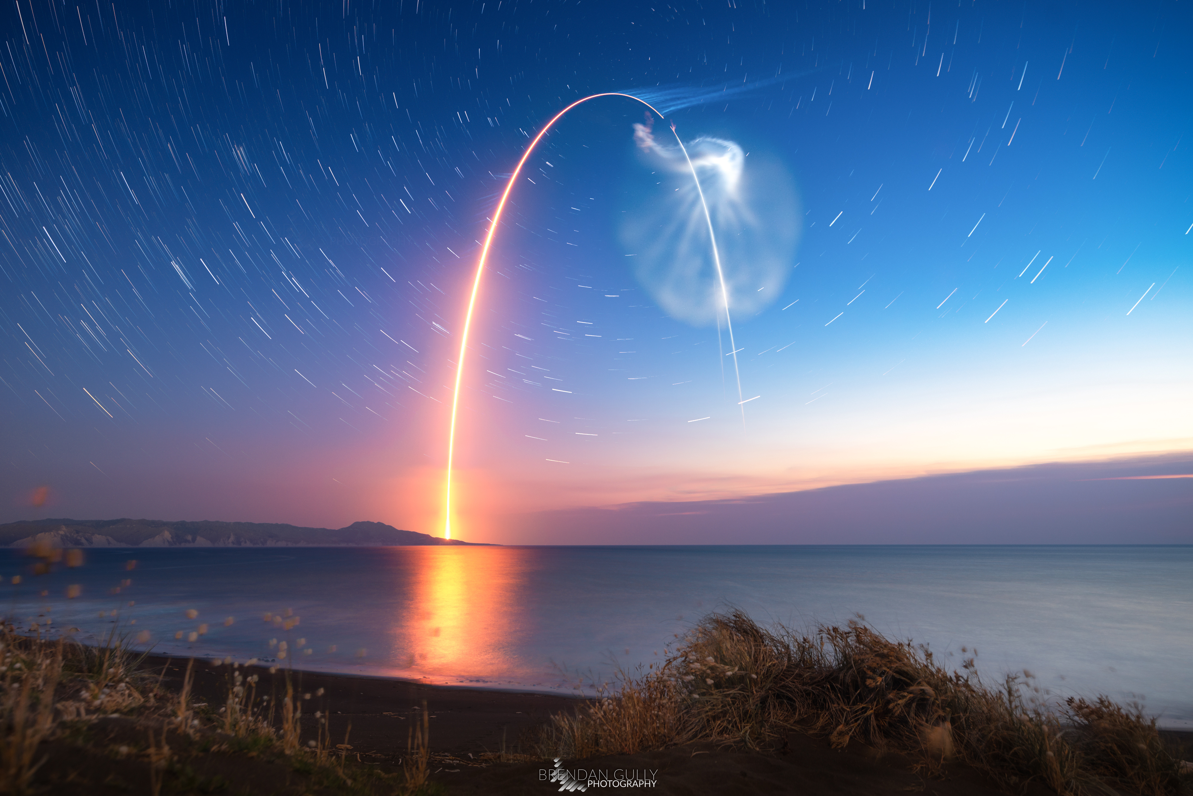 APOD: 2020 February 28 – South Celestial Rocket Launch