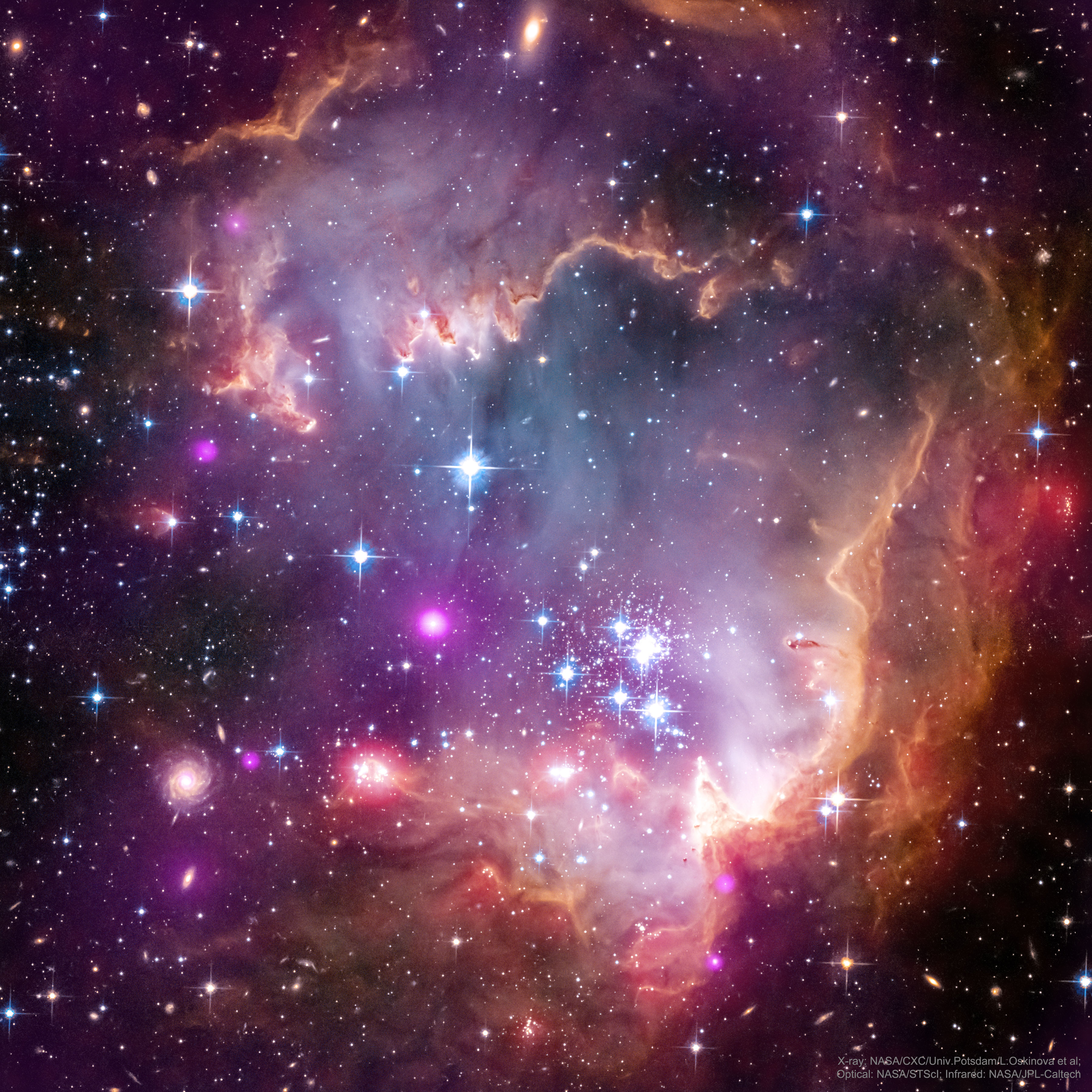 APOD: 2020 January 11 – NGC 602 and Beyond