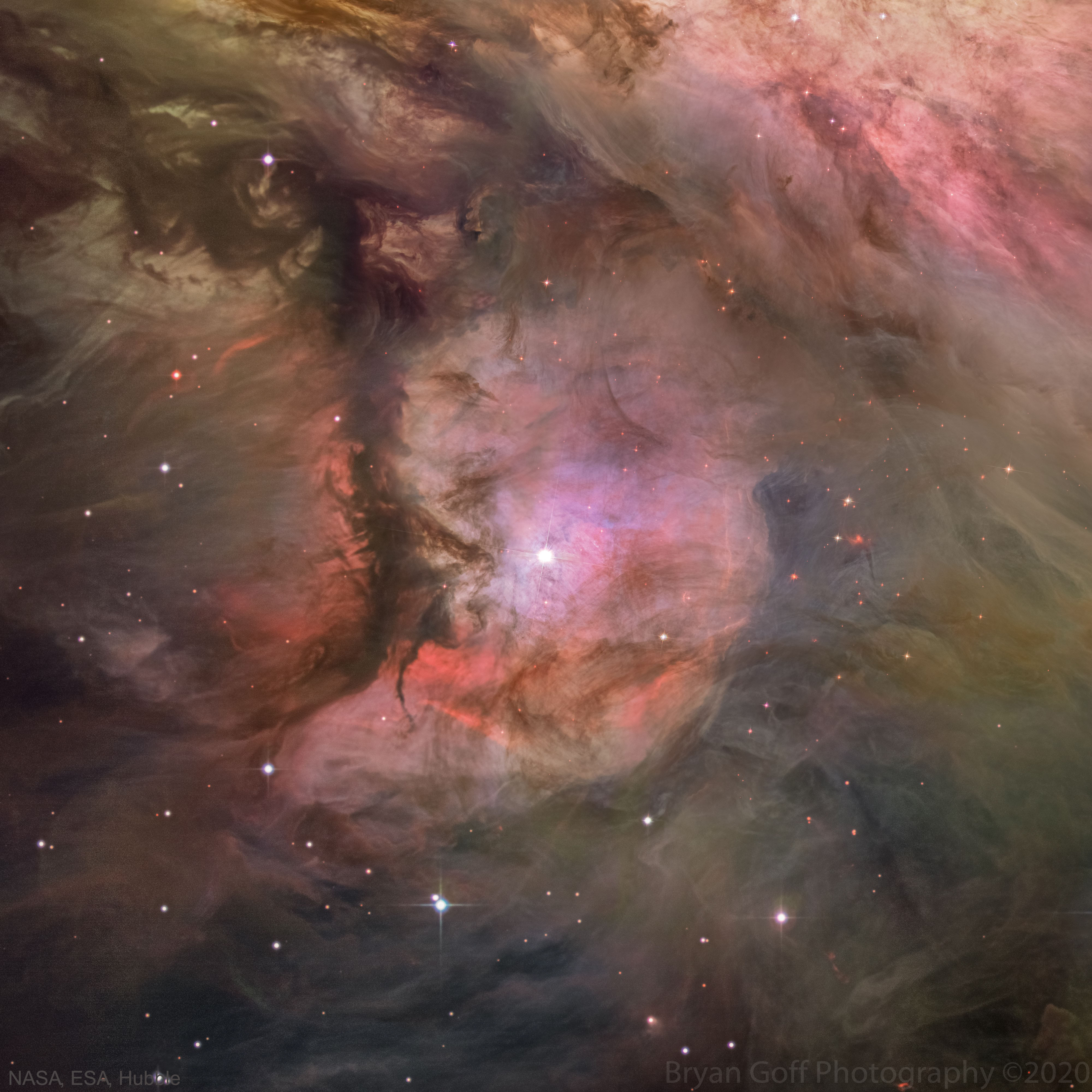 APOD: 2020 July 6 – M43: Dust, Gas, and Stars in the Orion Nebula