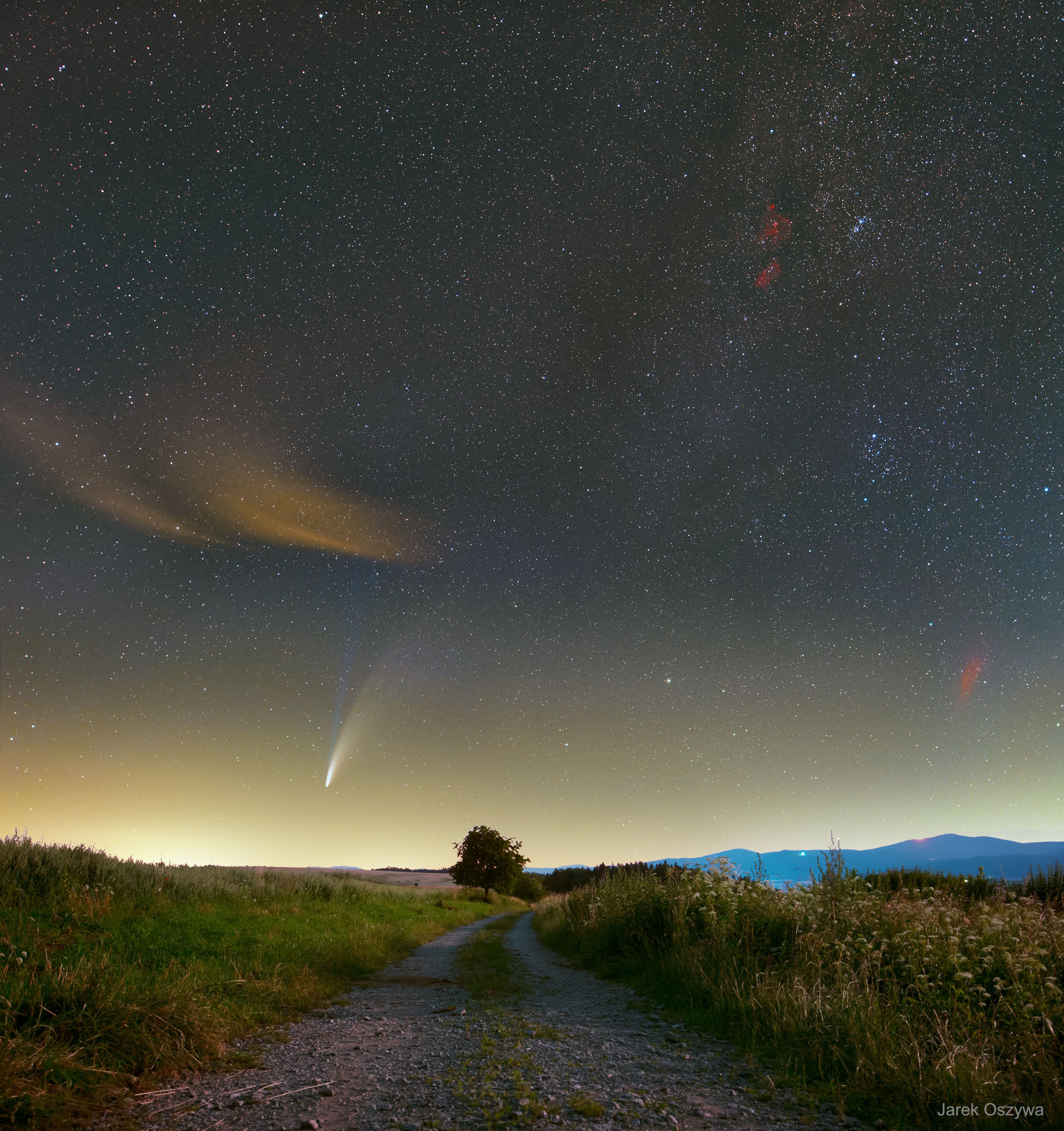 APOD: 2020 July 20 – Comet NEOWISE and Nebulae