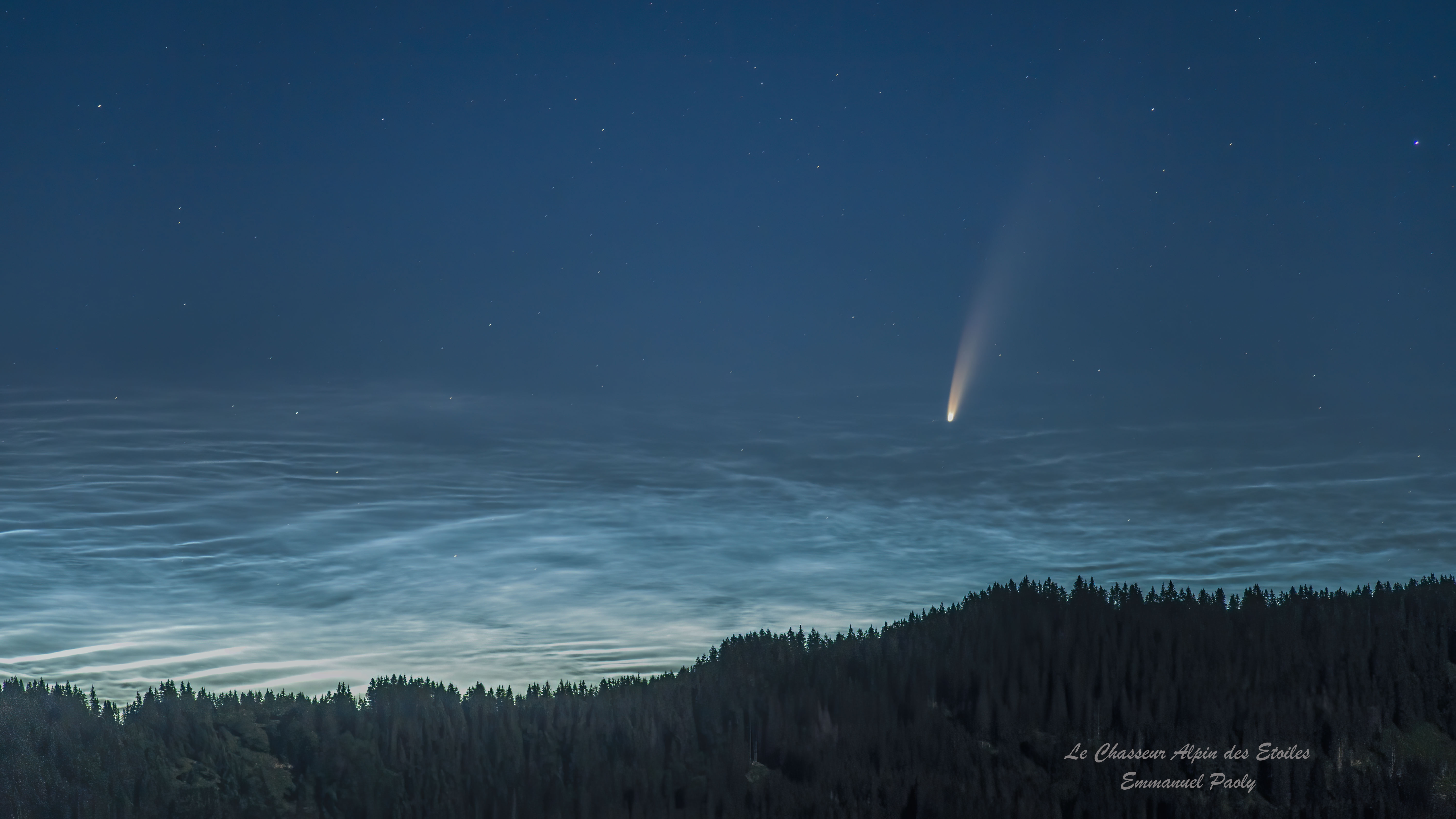 APOD: 2020 July 9 – Noctilucent NEOWISE