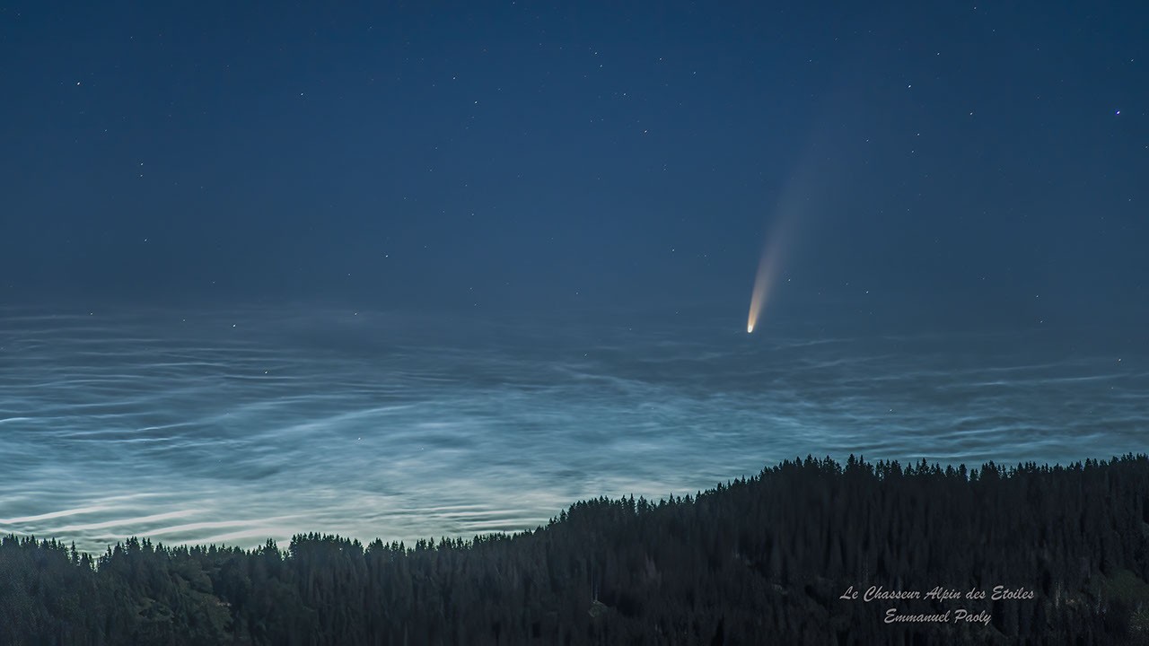 Noctilucent NEOWISE — APOD for 2020-07-09