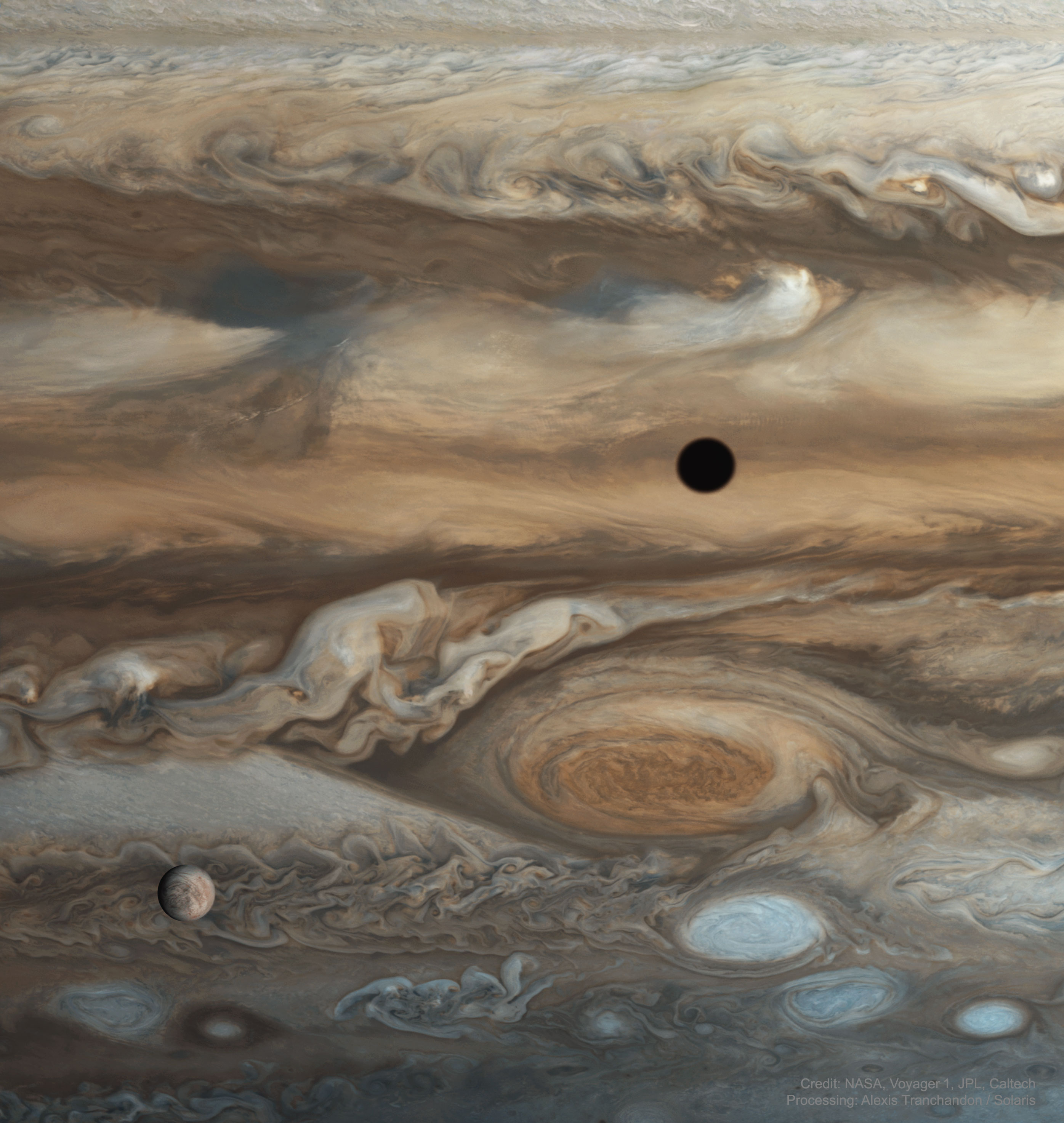 APOD: 2020 June 28 – Europa and Jupiter from Voyager 1