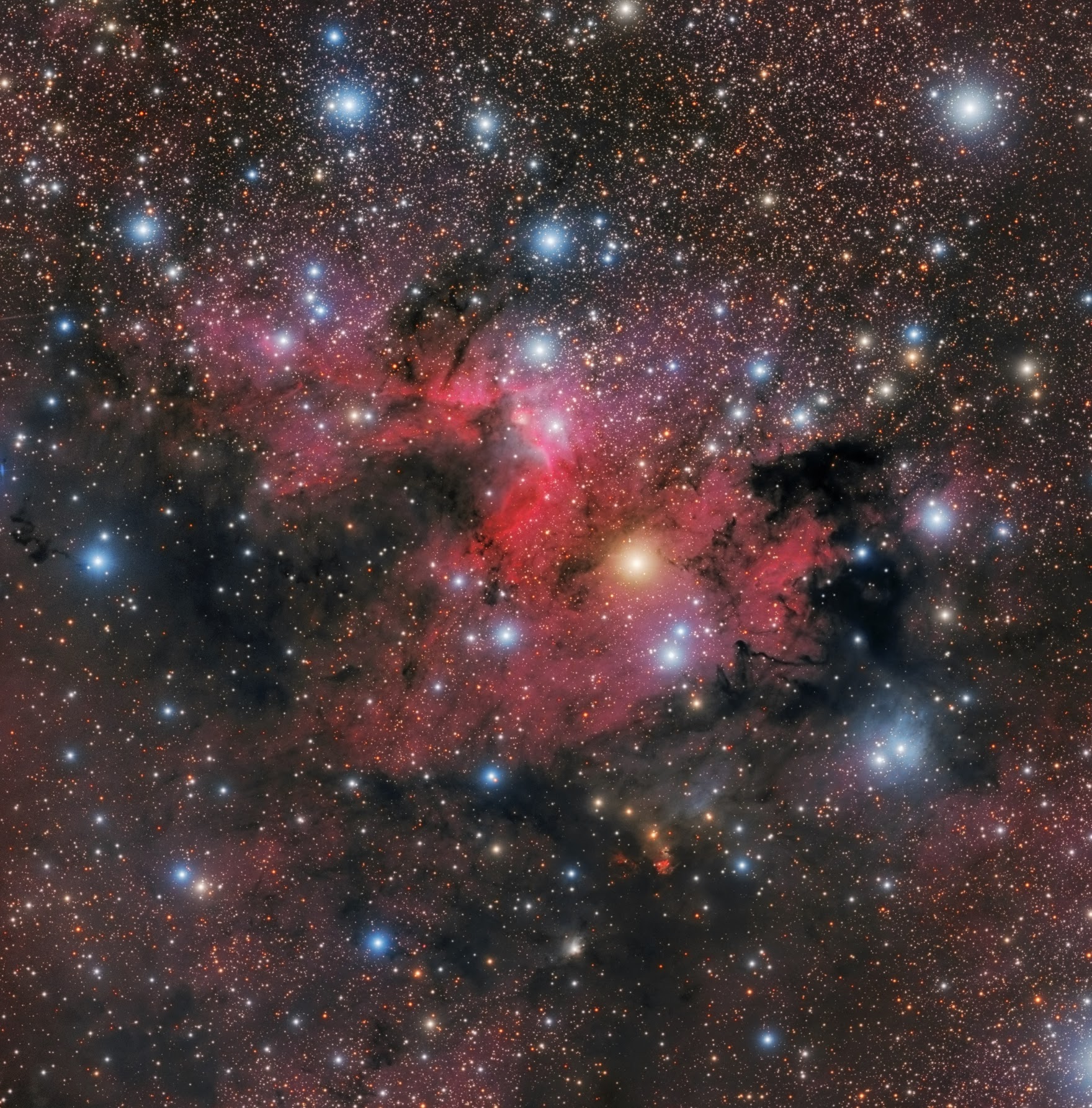 APOD: 2020 March 5 – The Light, the Dark, and the Dusty