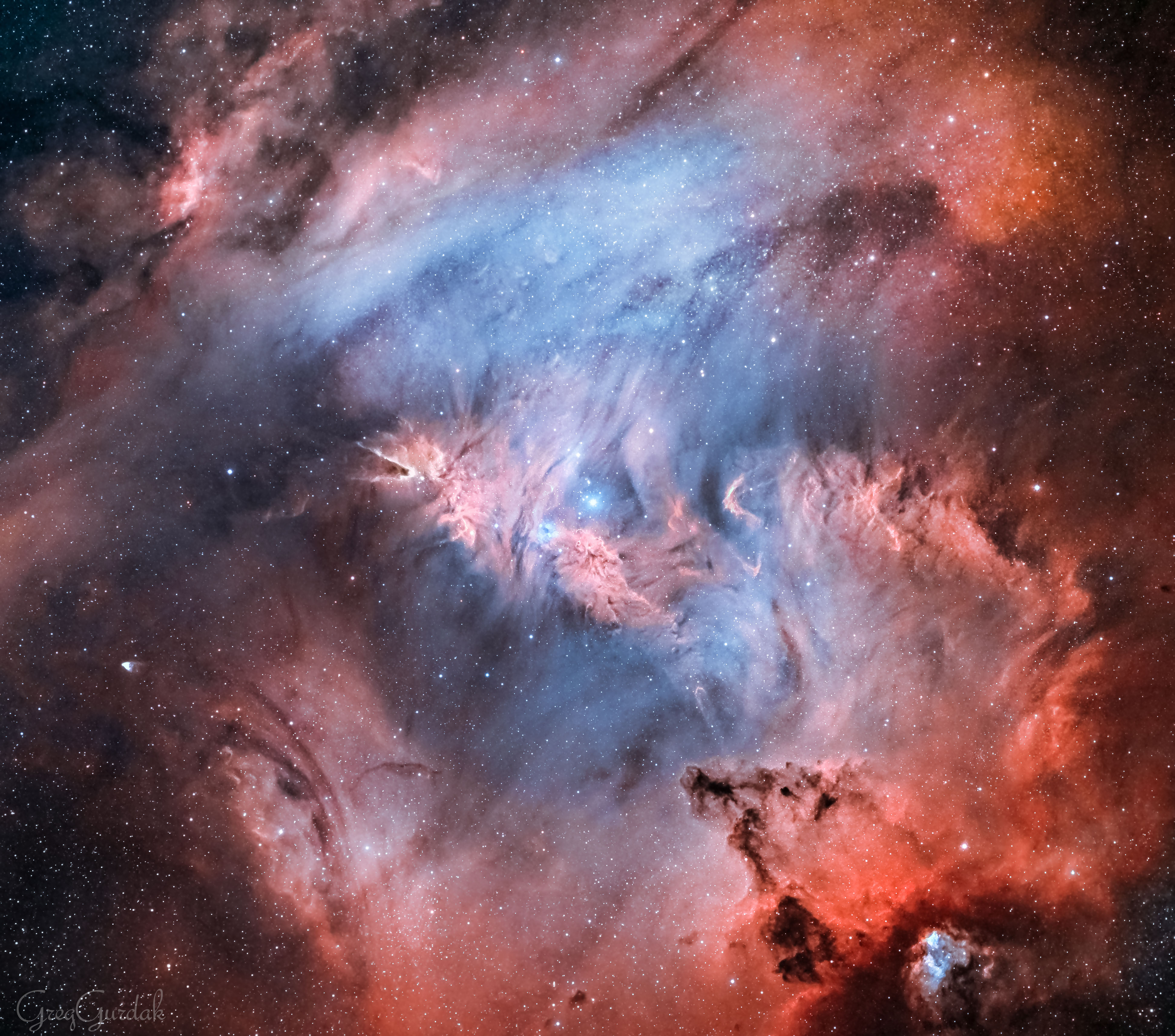 APOD: 2020 March 10 – Wide Field: Fox Fur, Unicorn, and Christmas Tree