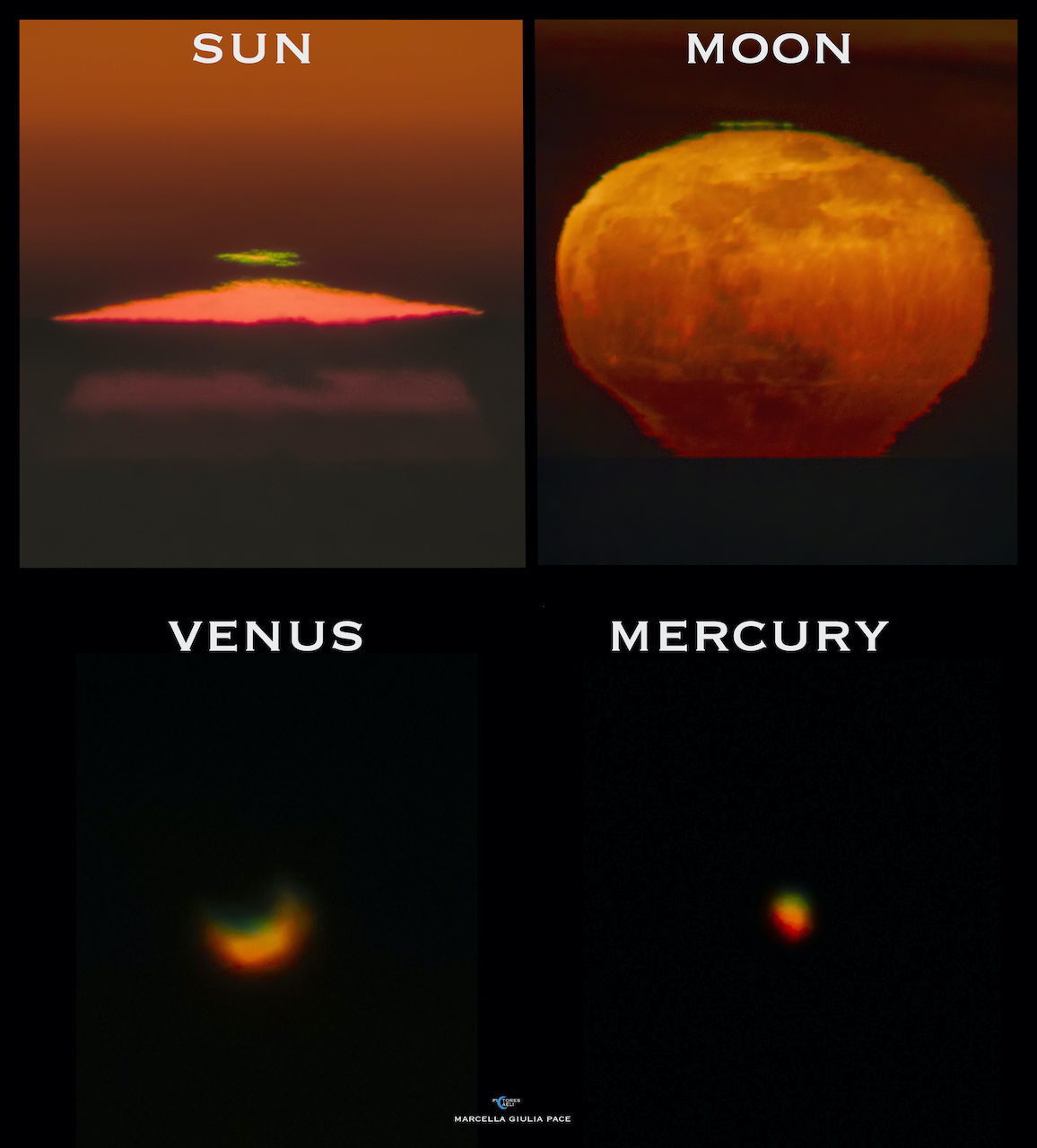 APOD: 2020 May 30 – Green Flashes: Sun, Moon, Venus, Mercury