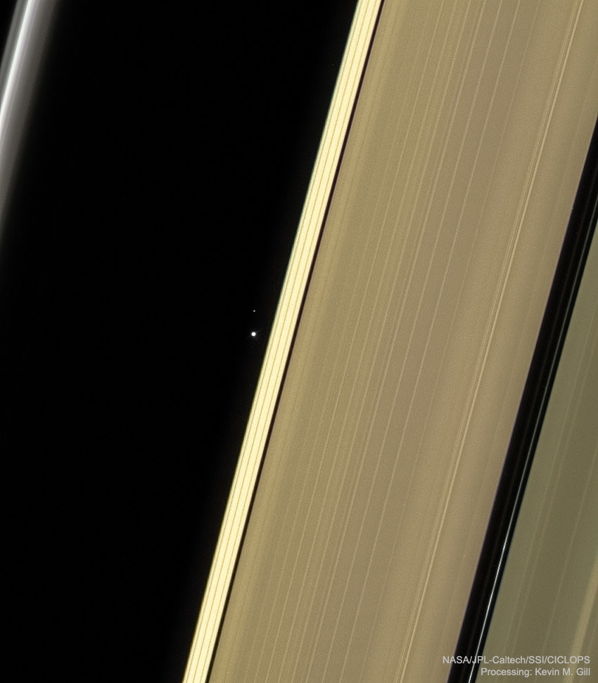APOD: 2020 May 27 – Earth and Moon through Saturn’s Rings
