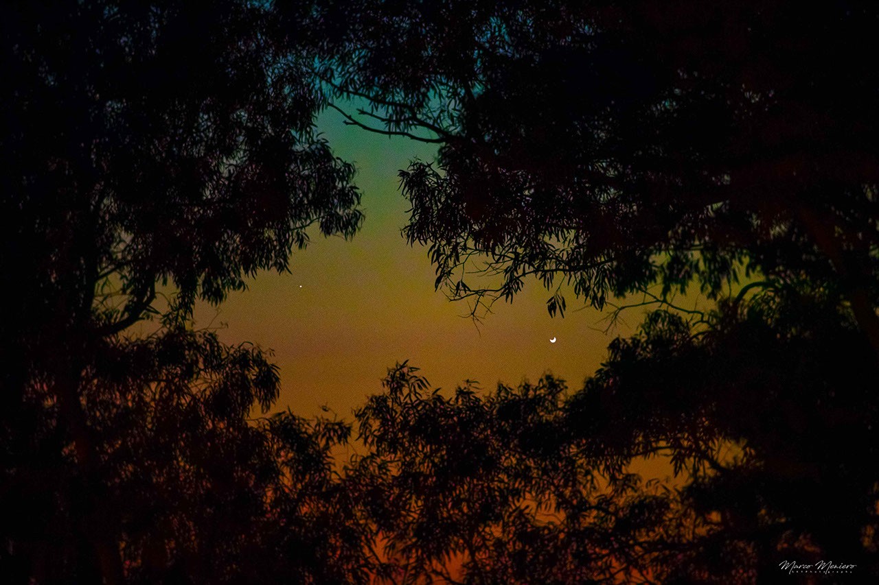 Mercury Meets Crescent Venus — APOD for 2020-05-29