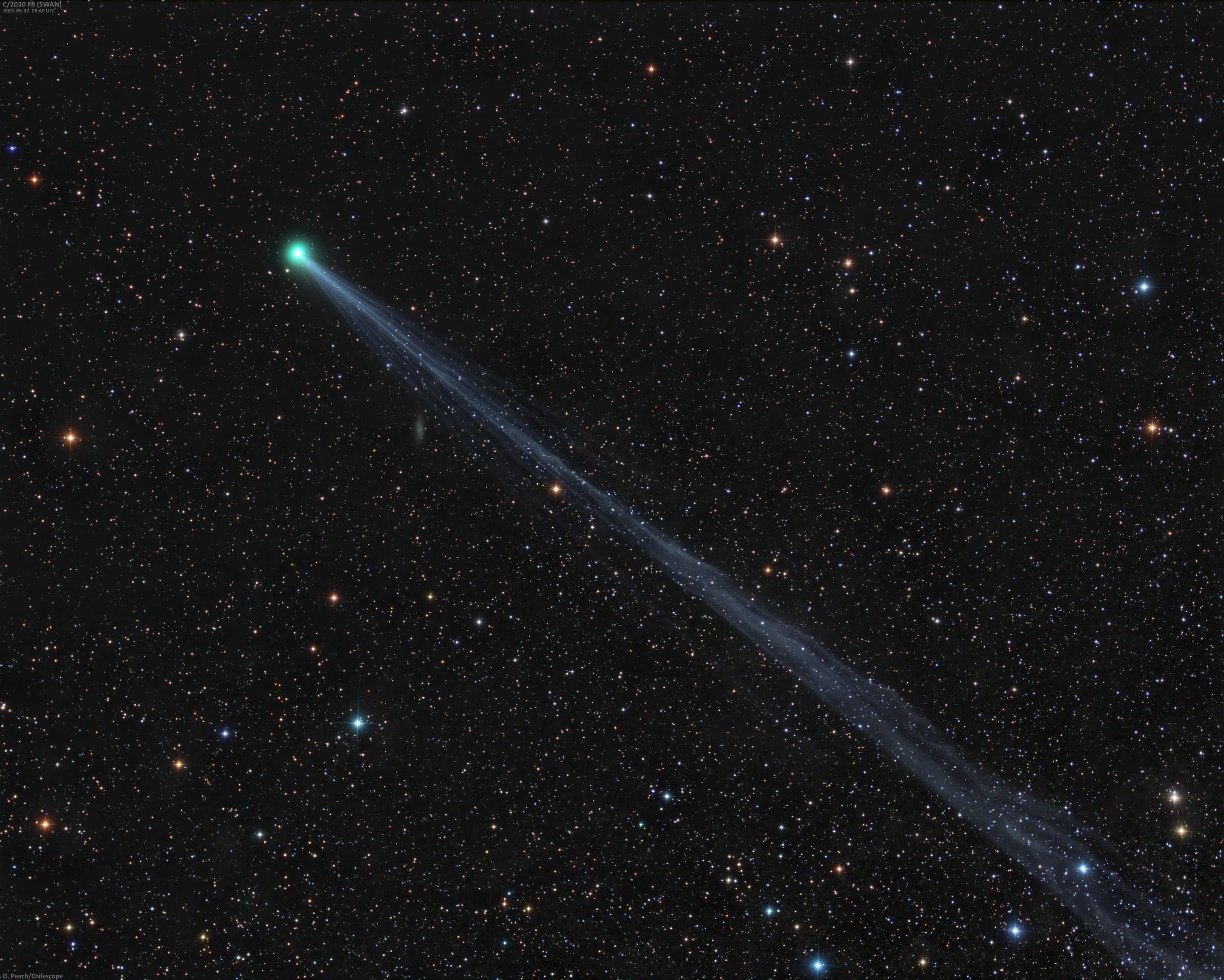 APOD: 2020 May 8 – Long Tailed Comet SWAN