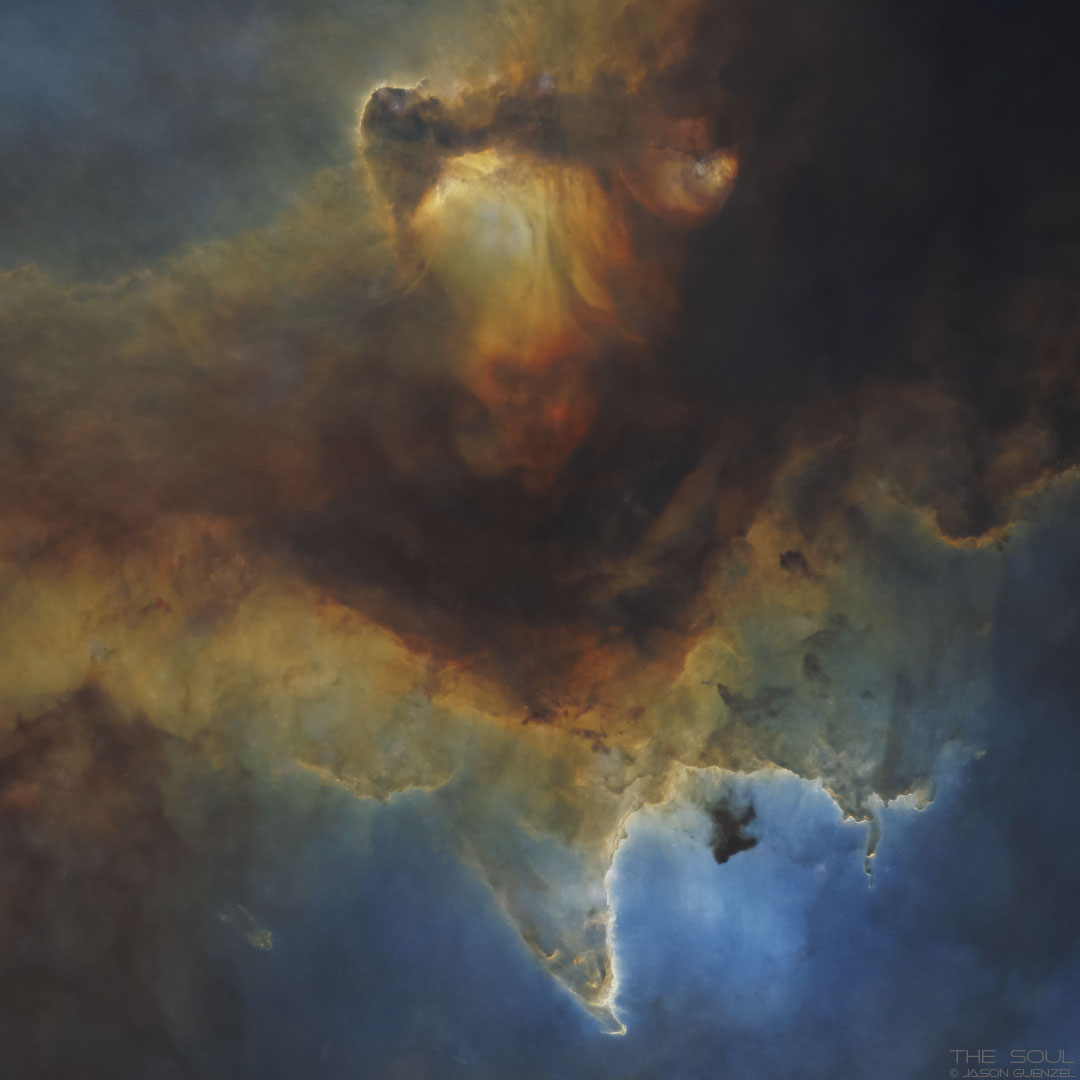APOD: 2020 November 10 – The Central Soul Nebula Without Stars