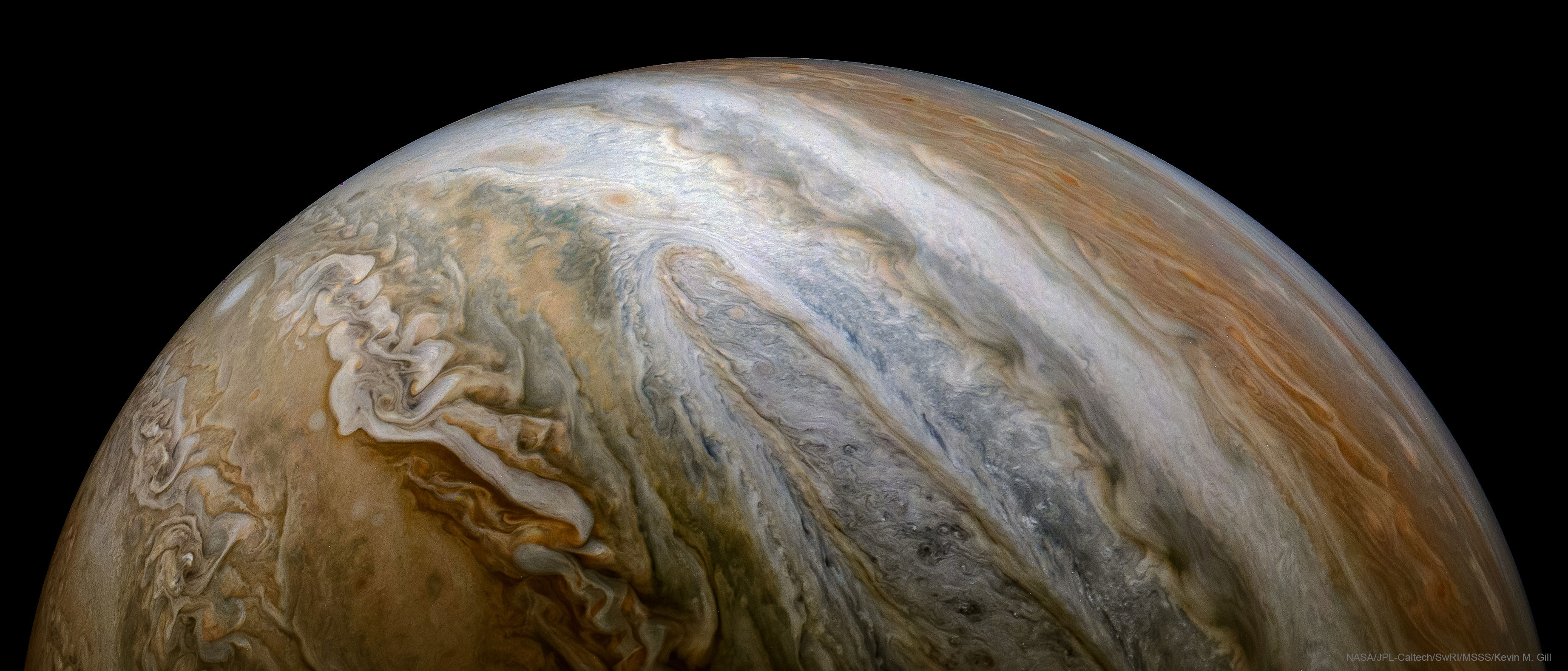 APOD: 2020 November 23 – A Jupiter Vista from Juno