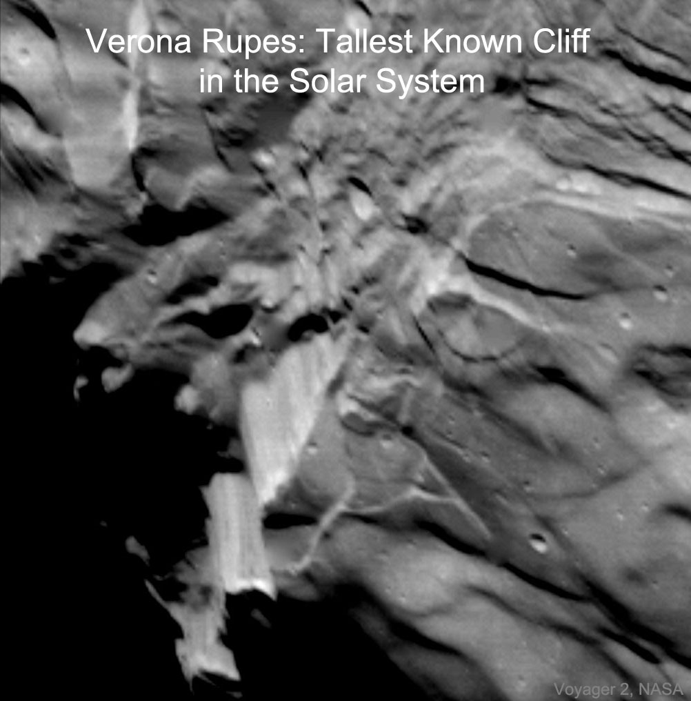 APOD: 2020 November 29 – Verona Rupes: Tallest Known Cliff in the Solar System