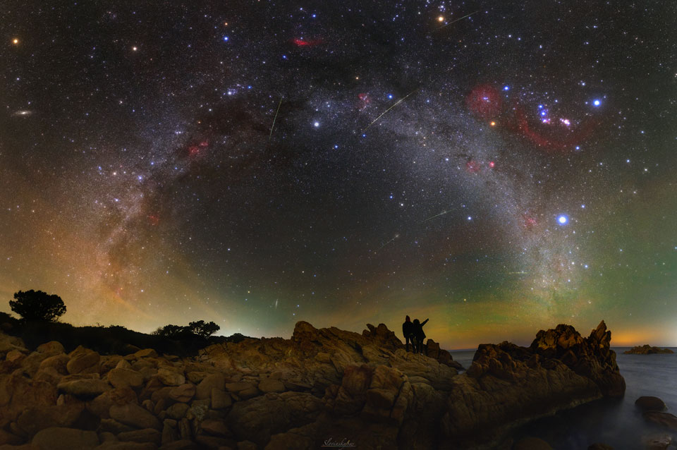 APOD: 2020 October 21 – A Night Sky Vista from Sardinia