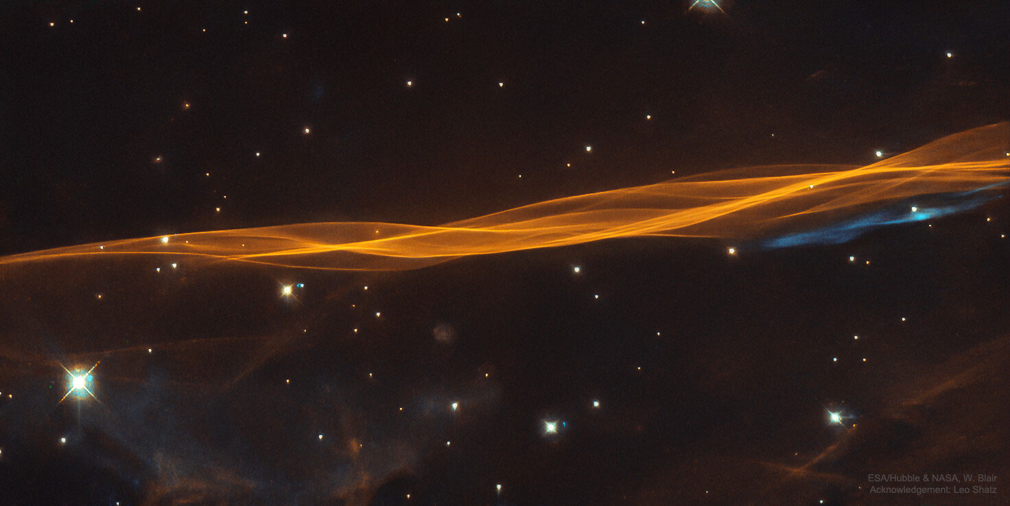 APOD: 2020 September 28 – Filaments of the Cygnus Loop
