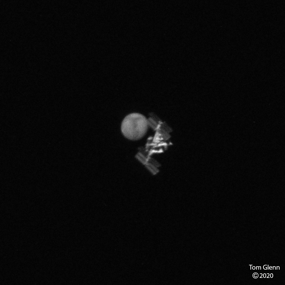 APOD: 2020 September 23 – ISS Transits Mars